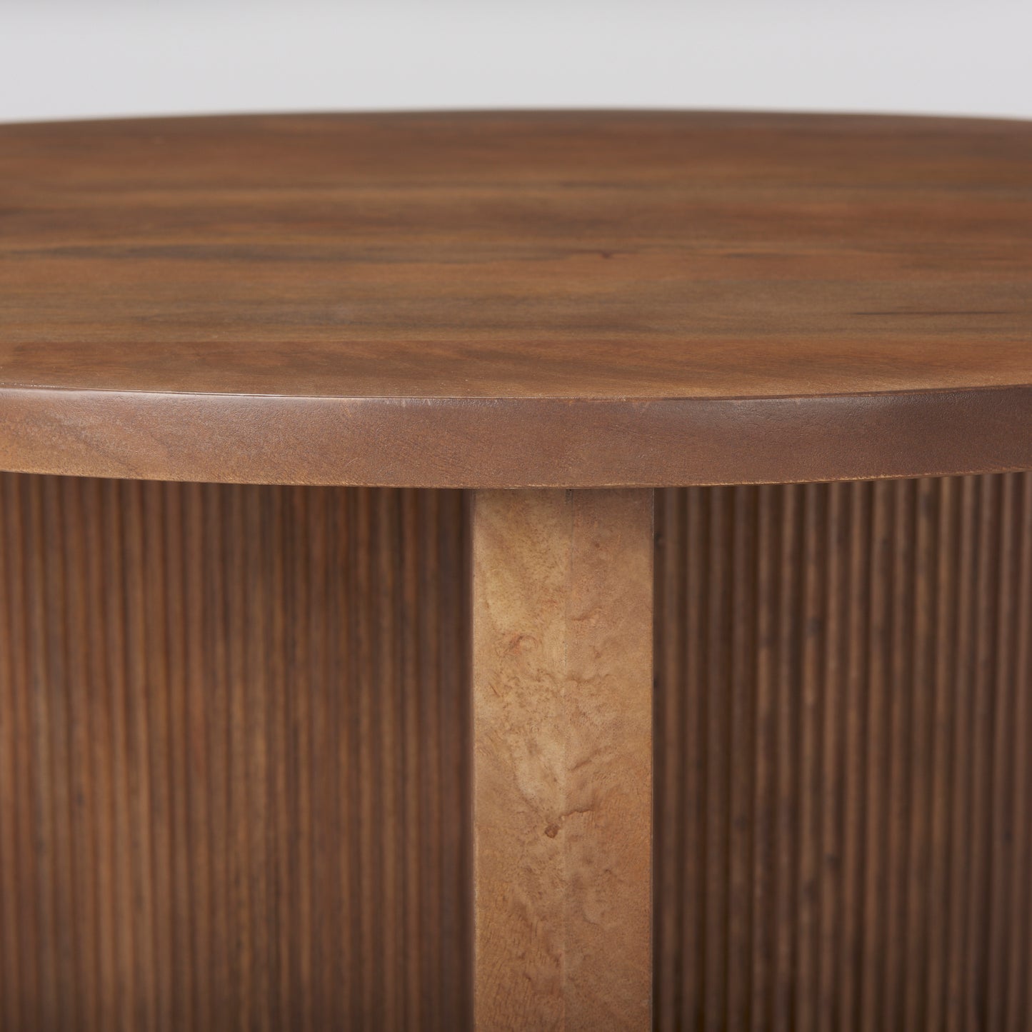 Enzo Accent Table Medium Brown Wood - accent-tables