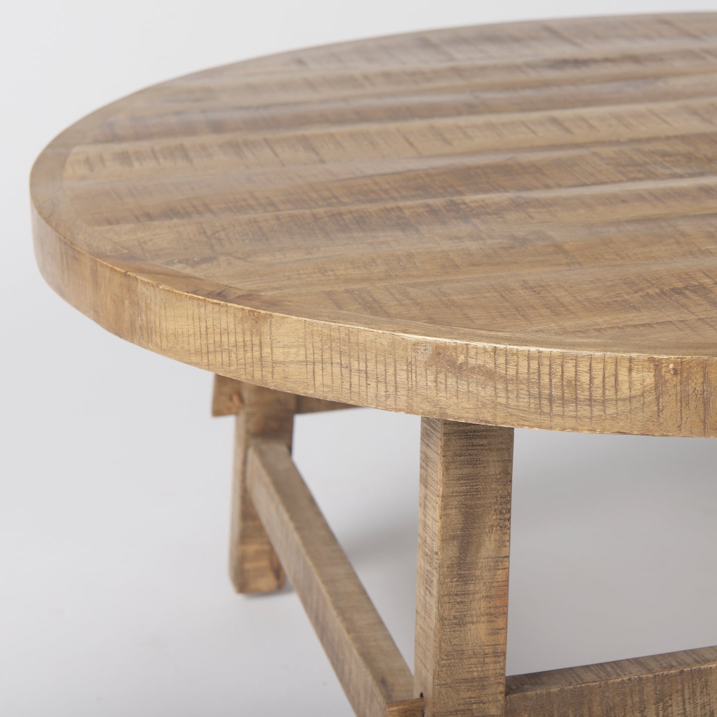 Rosie Coffee Table Medium Brown Wood | 36’’ - coffee-tables