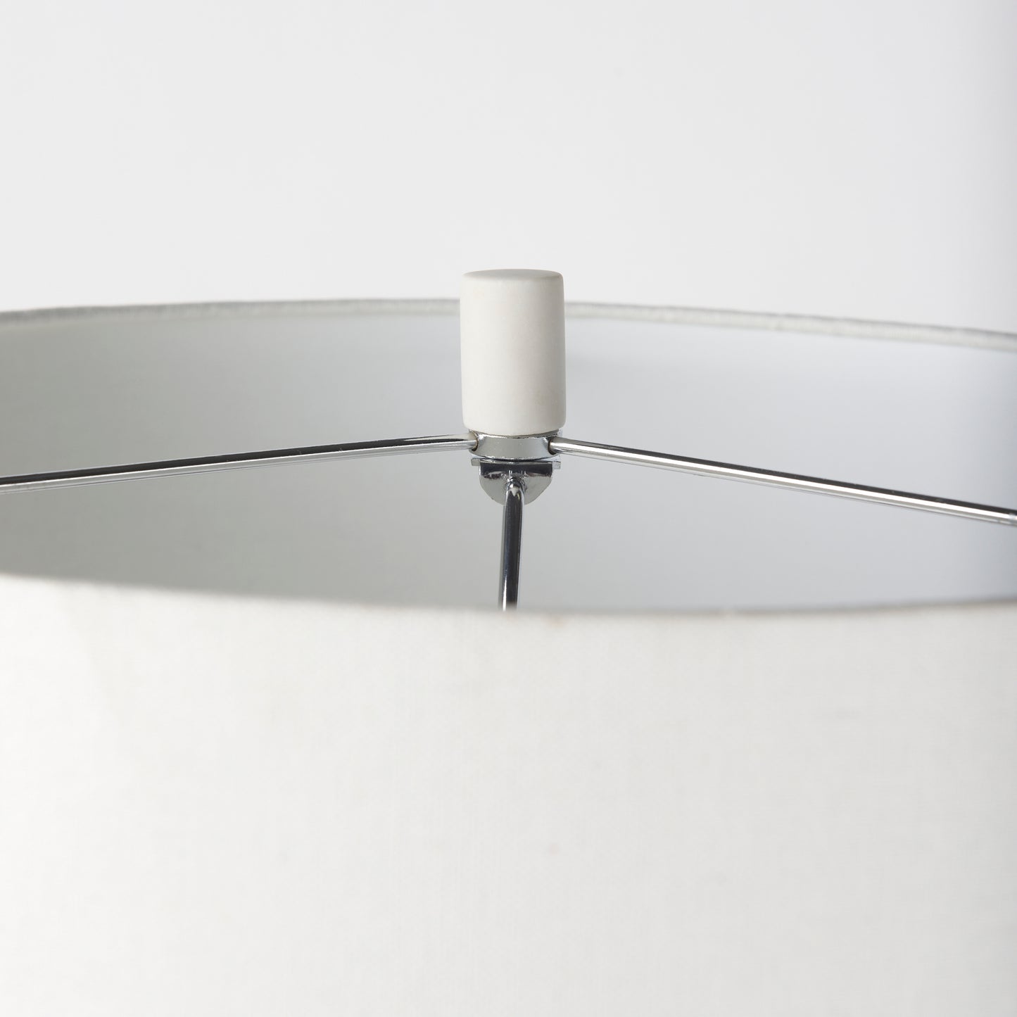 Melanie Table Lamp White Ceramic | White Shade - table-lamps
