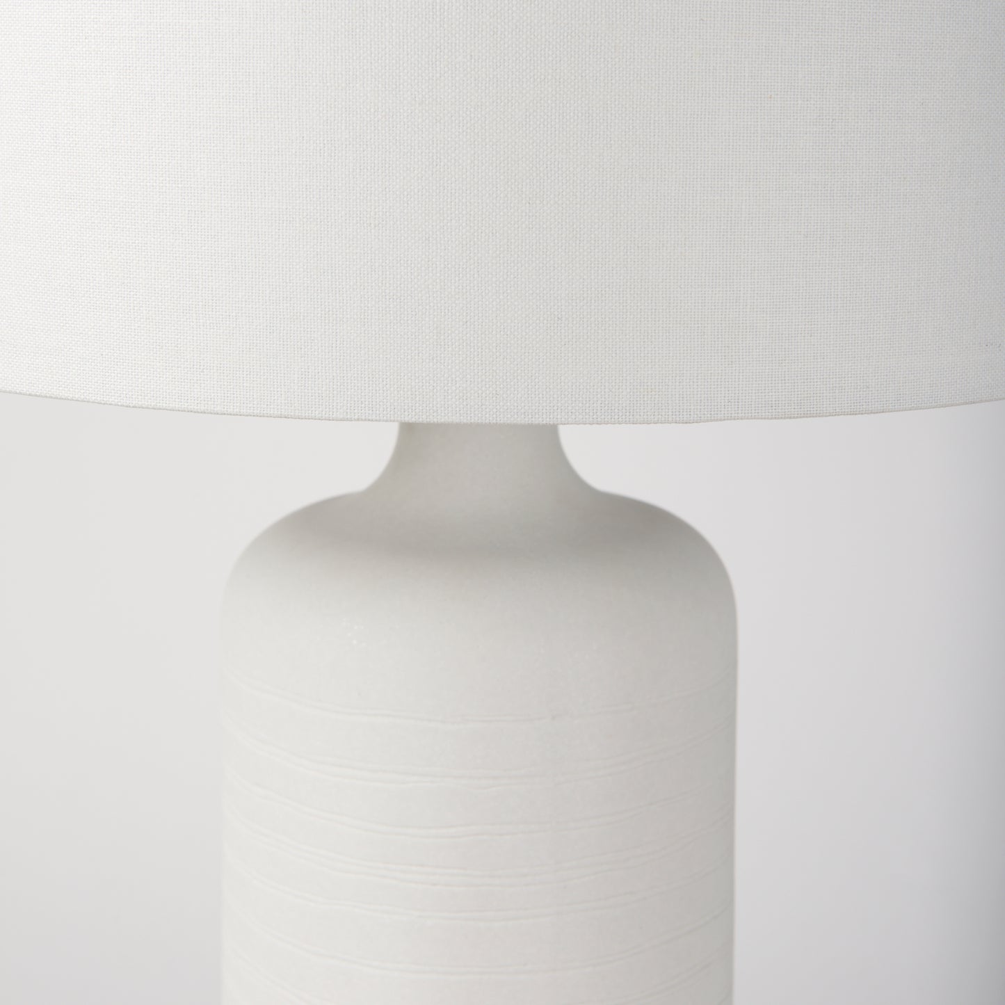 Melanie Table Lamp White Ceramic | White Shade - table-lamps