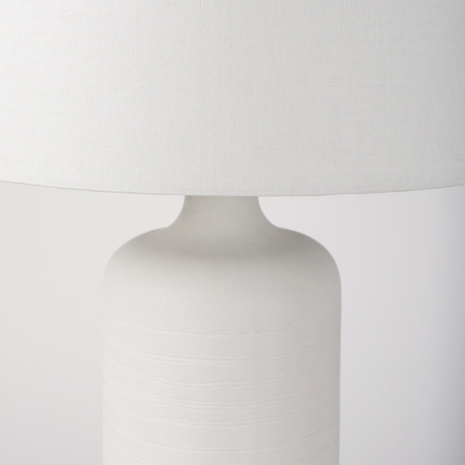 Melanie Table Lamp White Ceramic | White Shade - table-lamps