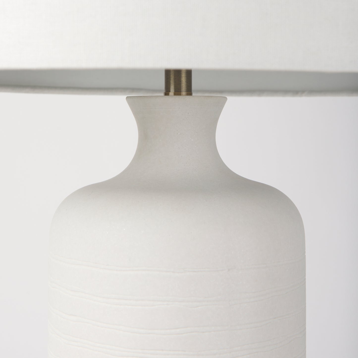 Melanie Table Lamp White Ceramic | White Shade - table-lamps