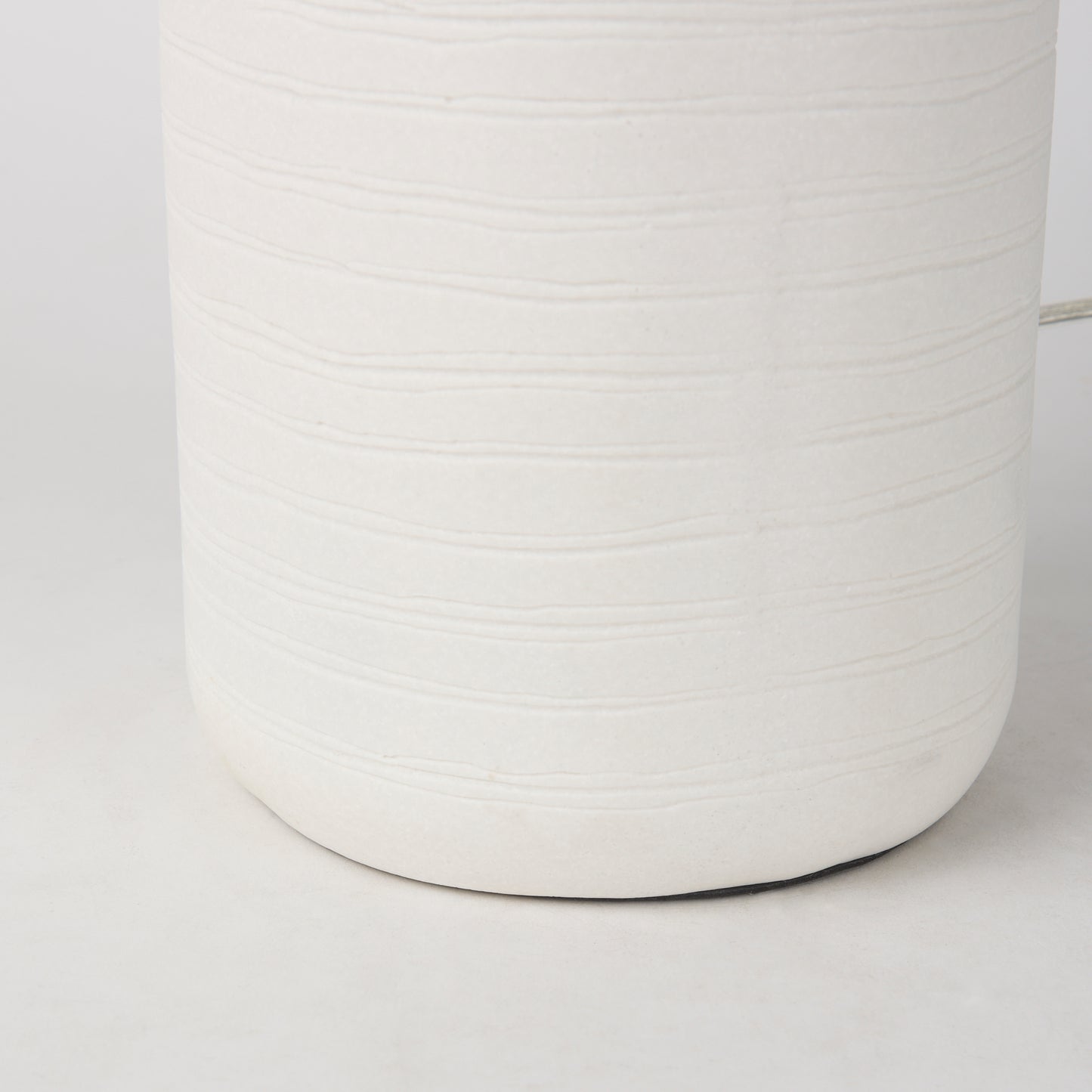 Melanie 17.0L x 17.0W x 30.5H White Shade W/White Base Table Lamp