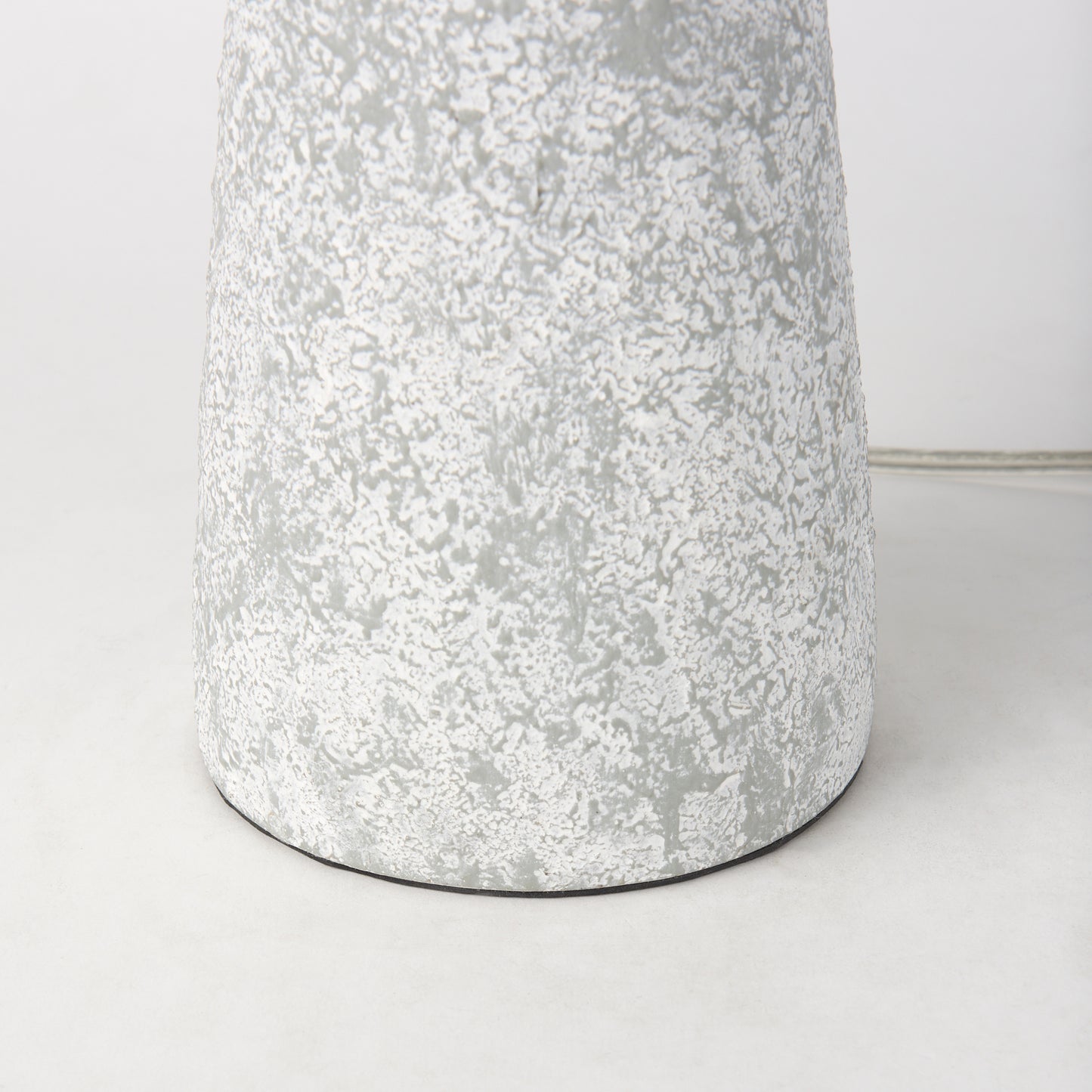 Julia 16.0L x 16.0W x 27.0H Gray Antique Painted Cement Table Lamp