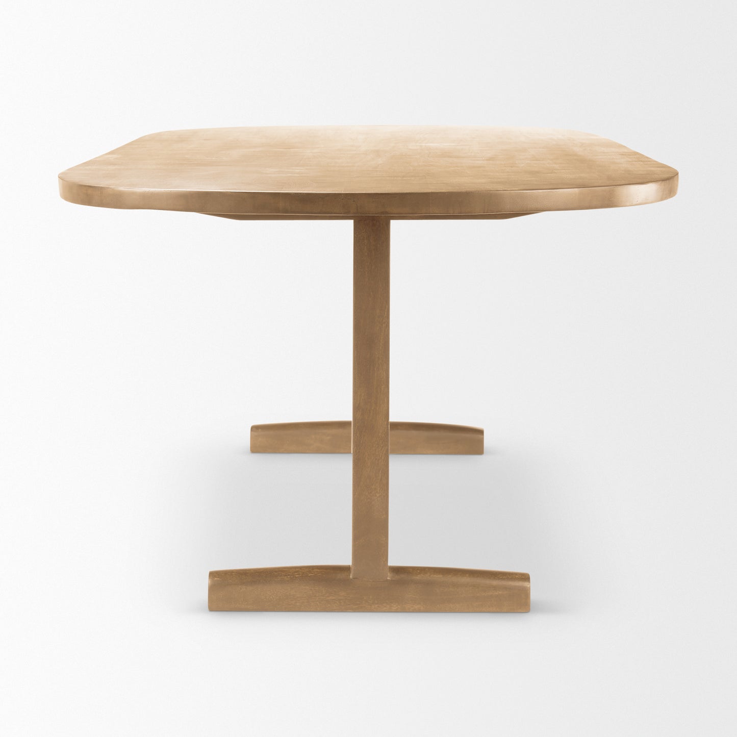 Viktor Dining Table Light Brown Wood | 94L - dining-table