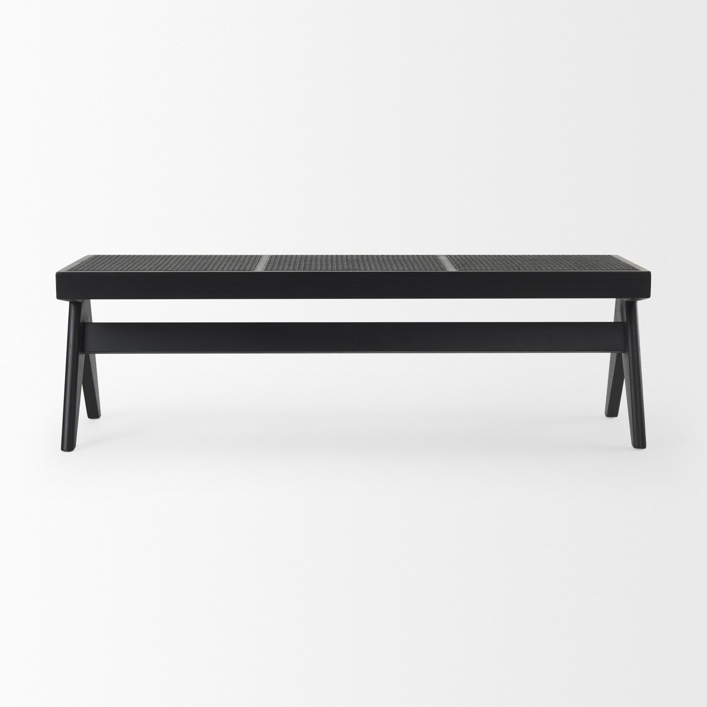 Arvin Bench Black Wood - benches