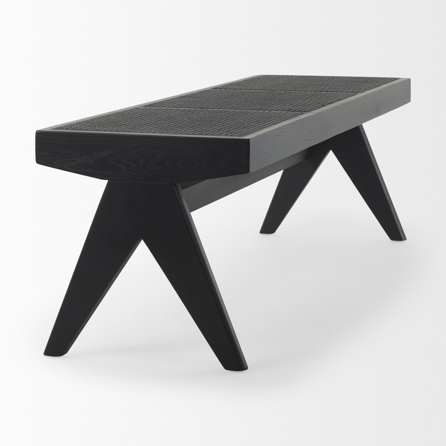 Arvin Bench Black Wood - benches
