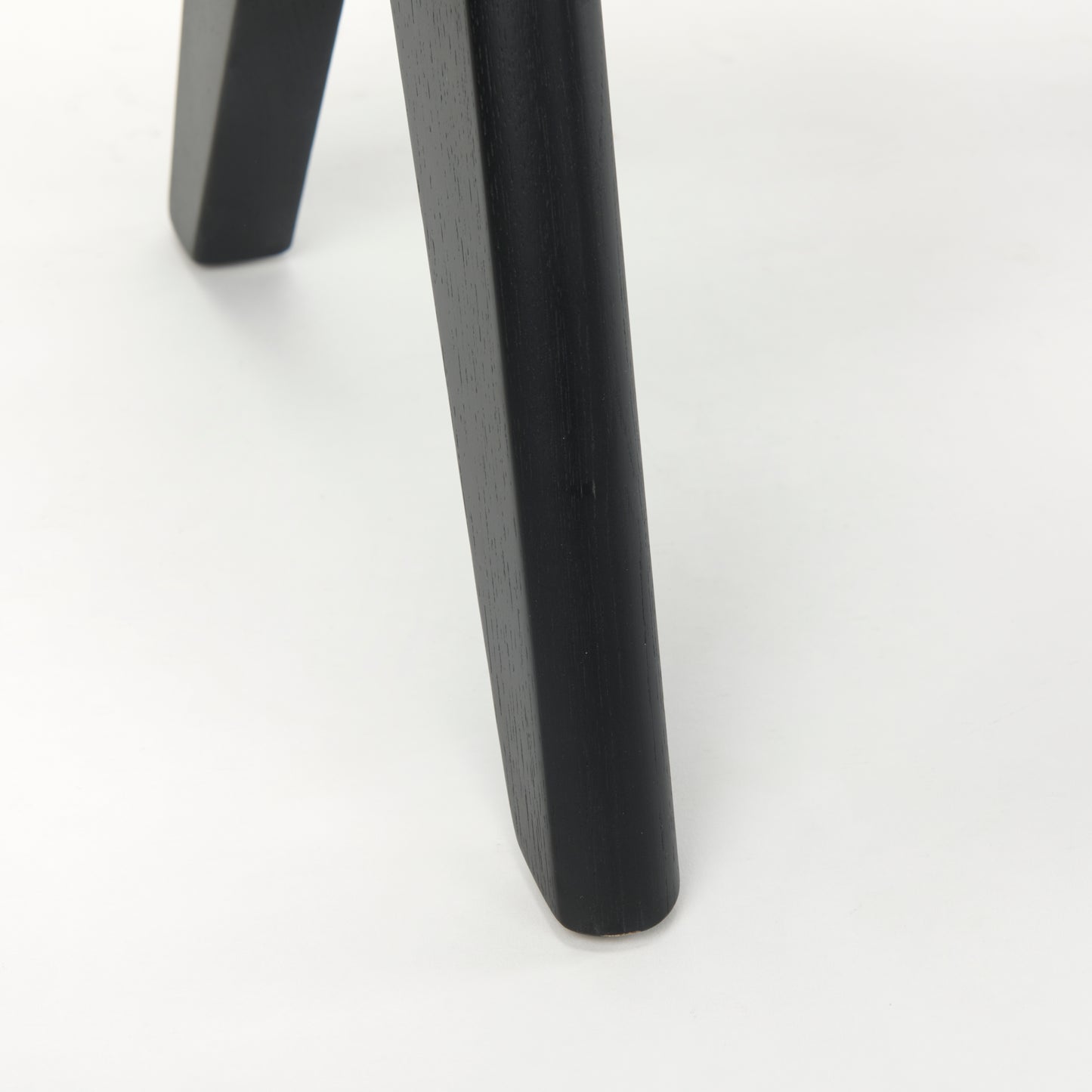 Arvin 21.7L x 17.7W x 18.1H Black Wooden Stool