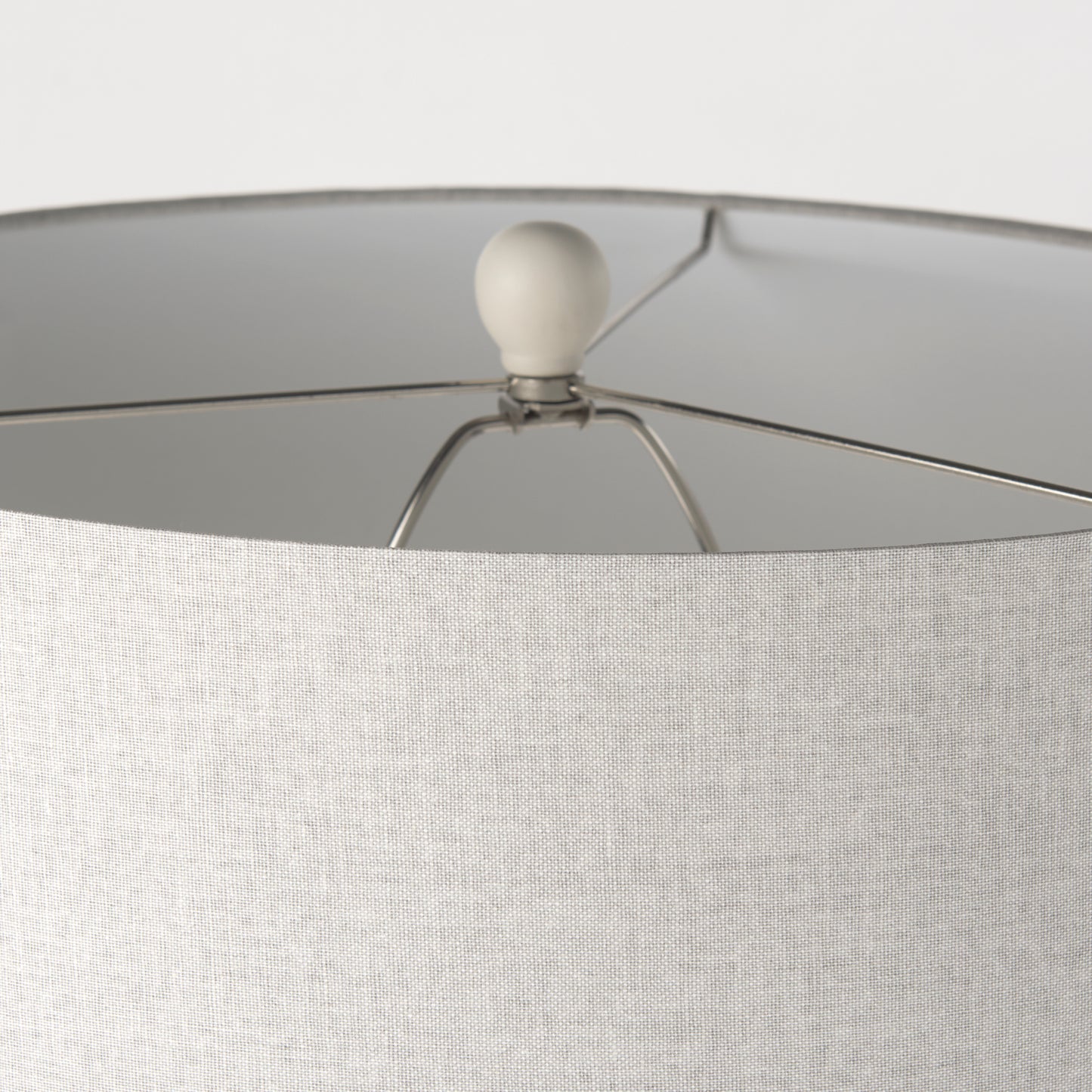 Cato Table Lamp Cream Base | White Shade - table-lamps