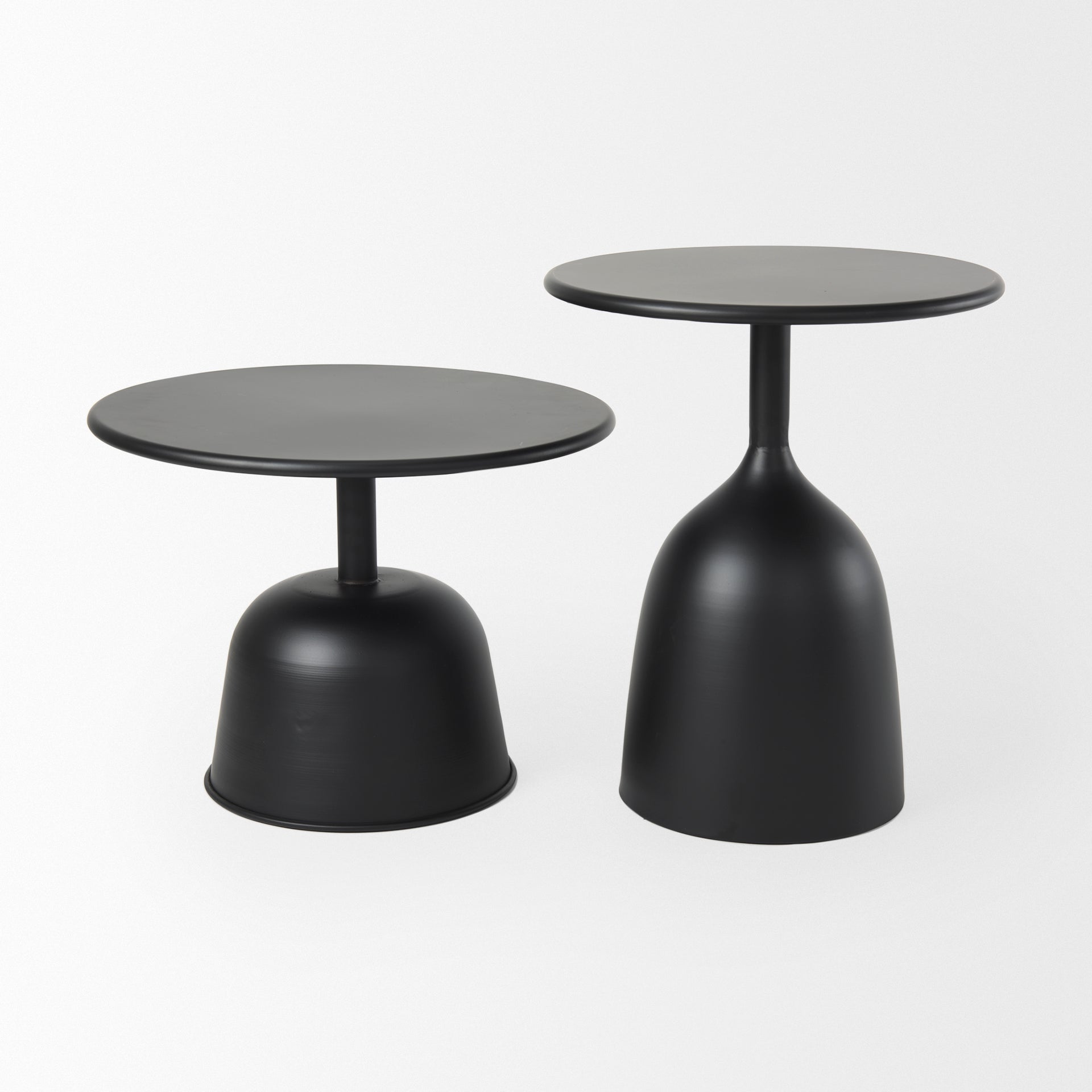 Talulla Accent Table Black Metal | 19.7H - accent-tables