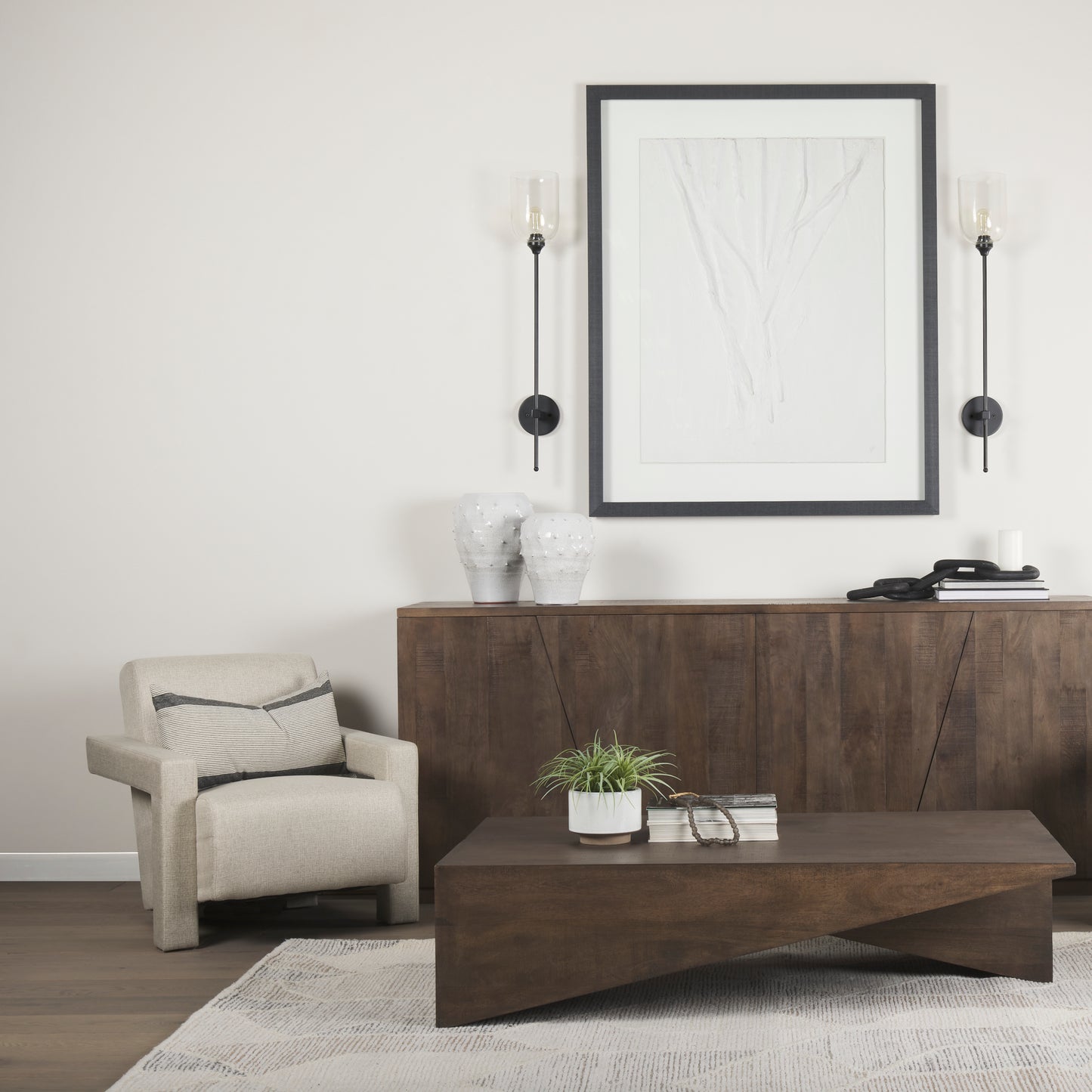 West Coffee Table Medium Brown Wood - coffee-tables