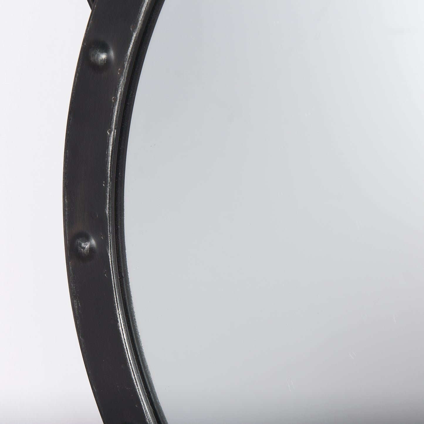 Pendula Wall Mirror Brown Metal | 27’’ - wall-mirrors-grouped