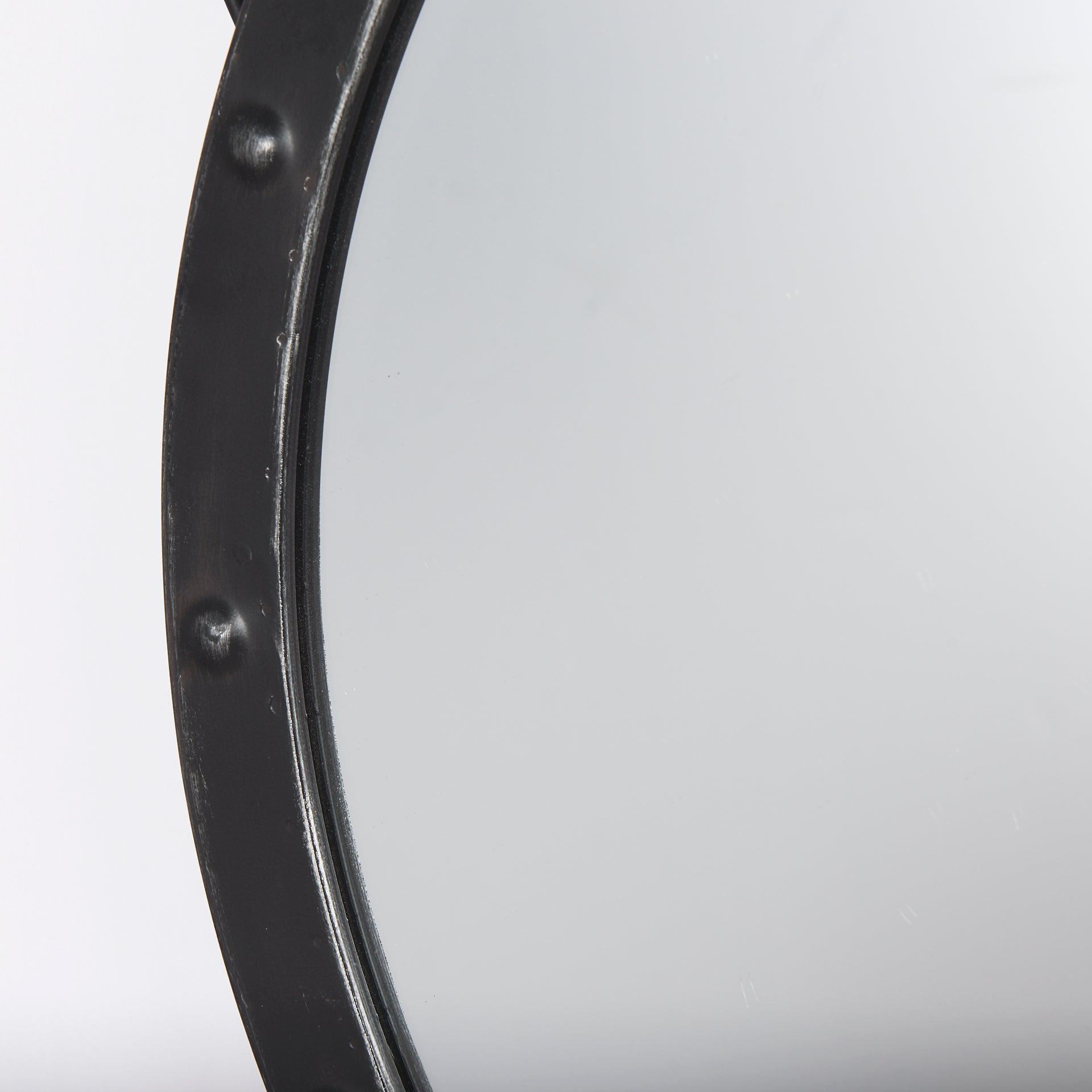 Pendula Wall Mirror Brown Metal | 27’’ - wall-mirrors-grouped