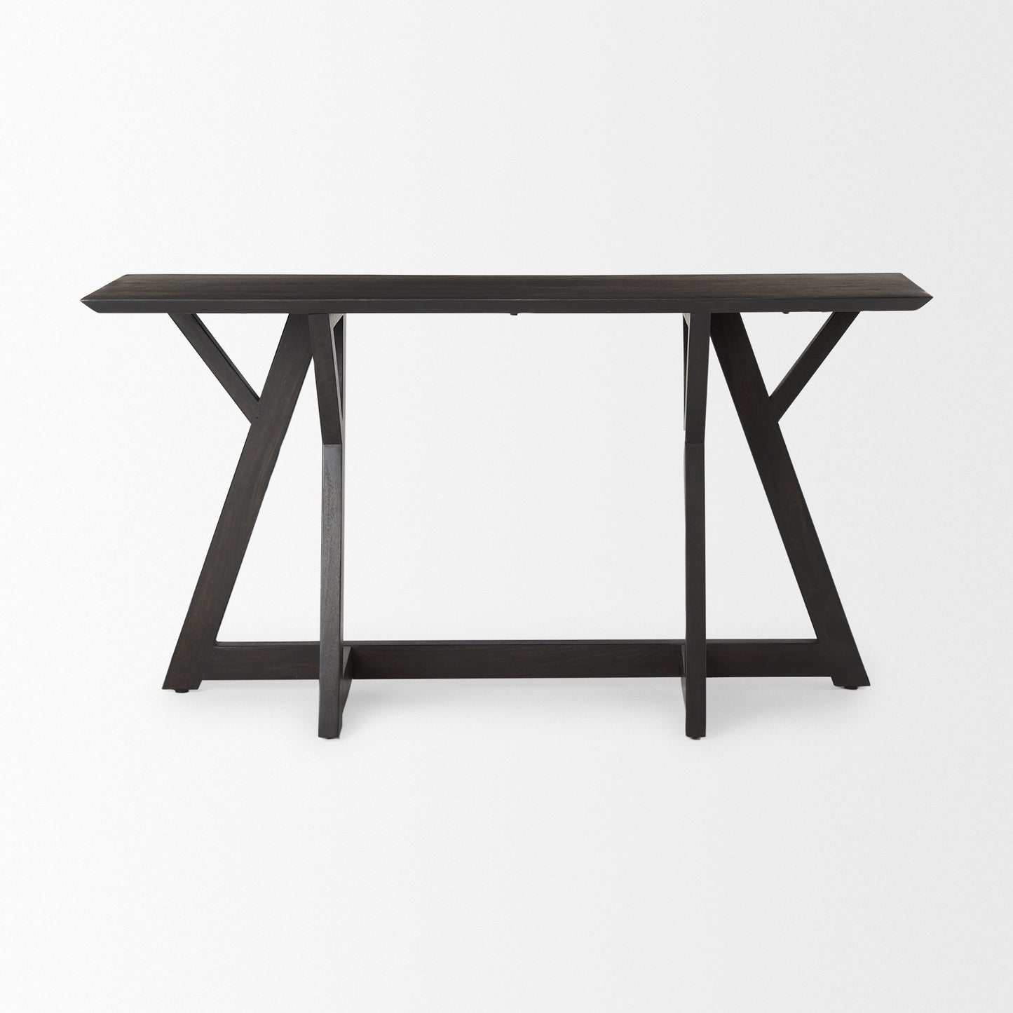Jennings Console Table Dark Brown Wood - console-tables