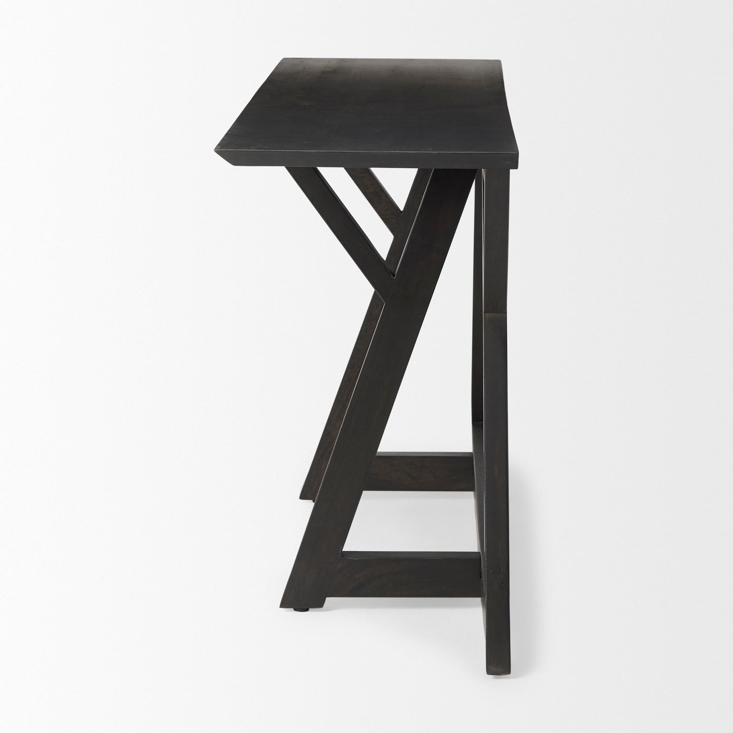 Jennings Console Table Dark Brown Wood - console-tables