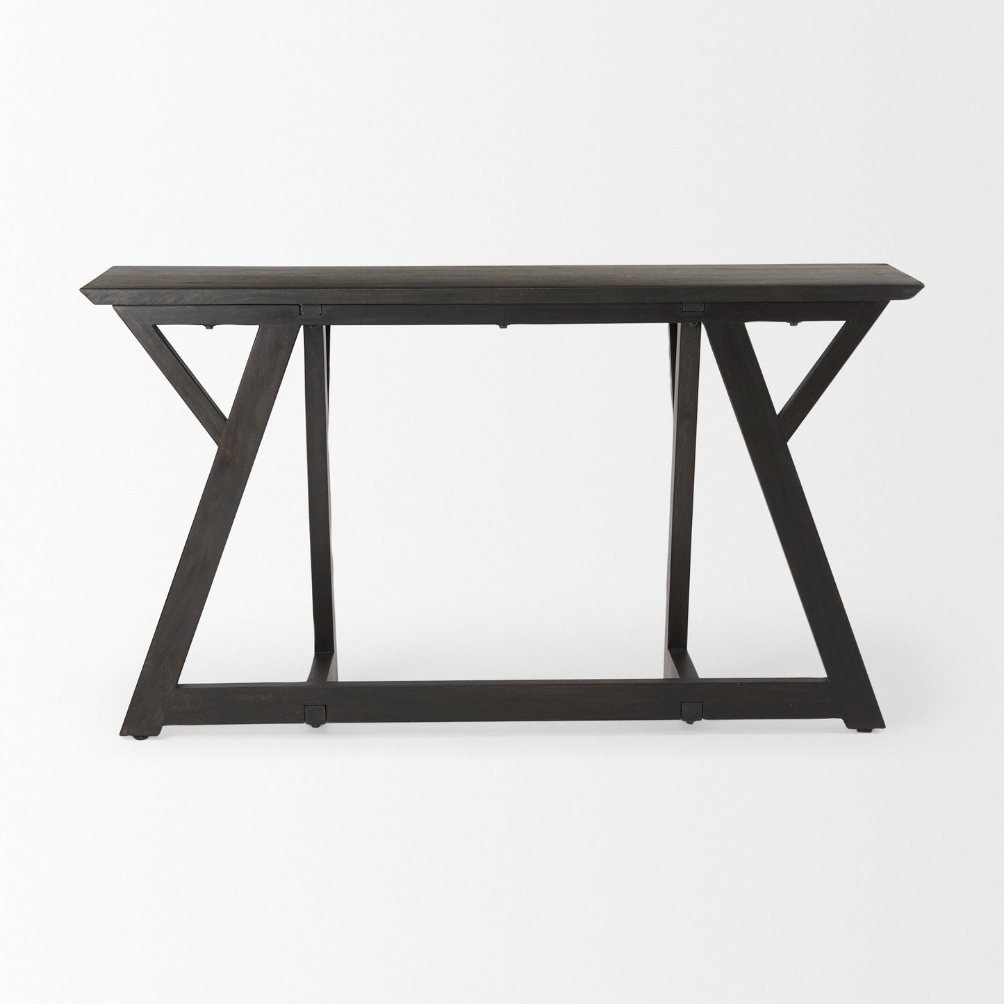 Jennings Console Table Dark Brown Wood - console-tables