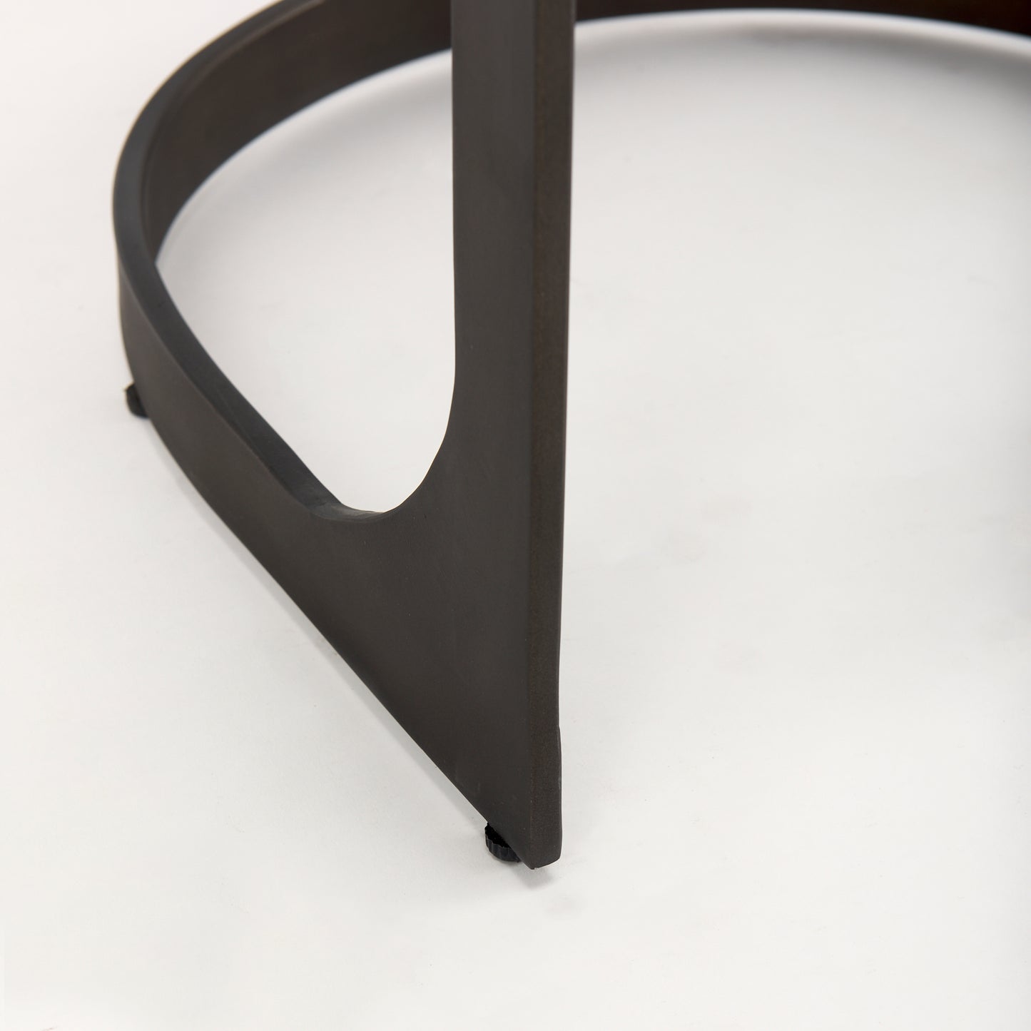 Tyson 17L x 18W x 31H Brown/Gray Suede W/ Metal Frame Bar Stool