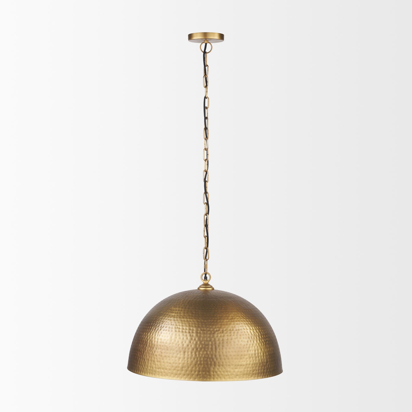 Karina Pendant Light Brass-tone Metal | 24’’ Round - pendant-light