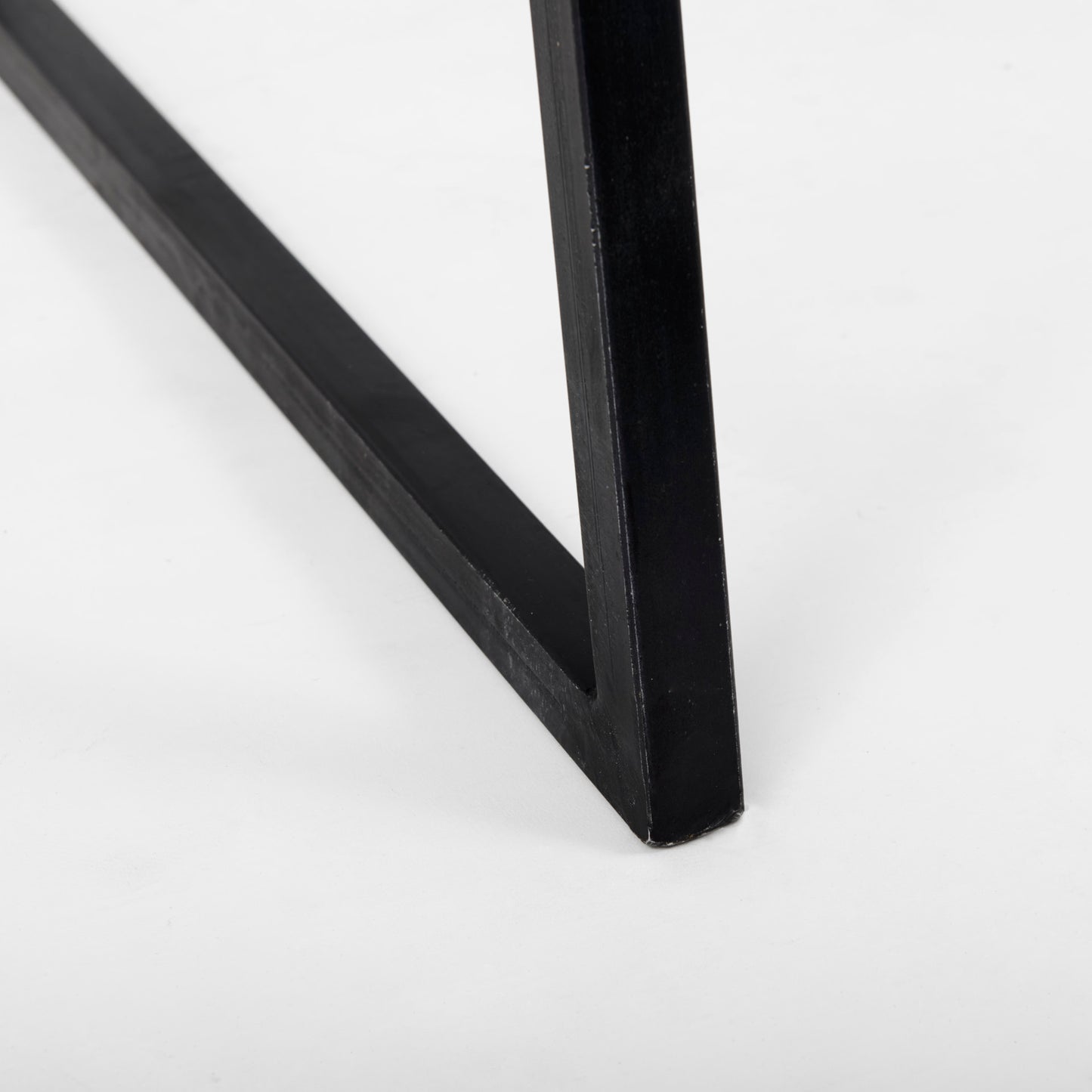 Cordell Office Desk Medium Brown Wood | Black Metal - office