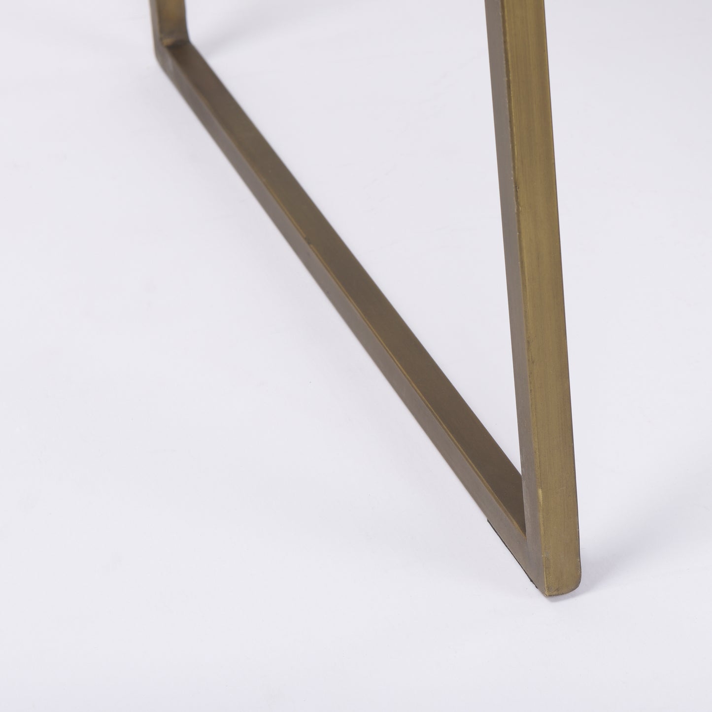 Cordell Office Desk Light Brown Wood | Gold Metal - office