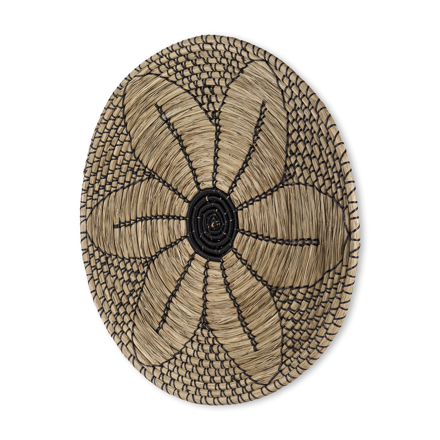 Mekhi Wall Decor Brown Seagrass | Black String - alternative-wall-decor
