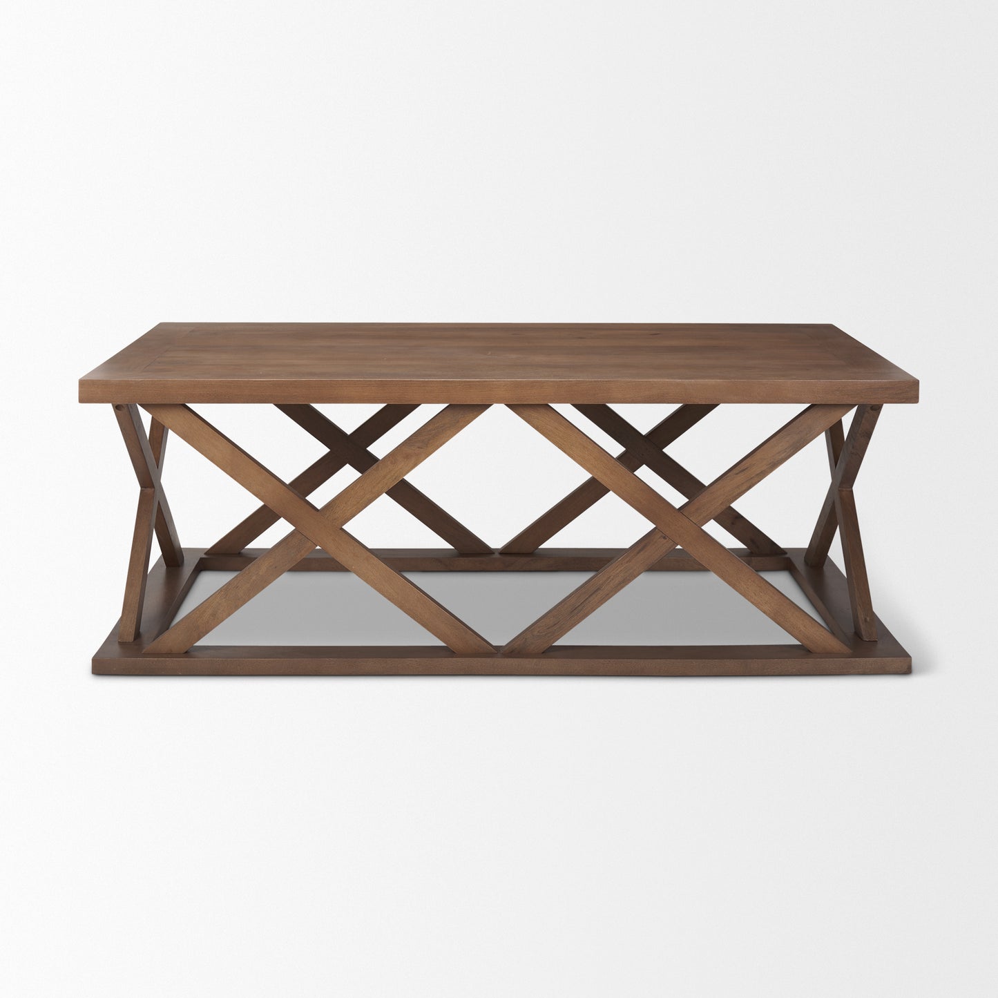 Forsey Rectangular Coffee Table Medium Brown Wood - coffee-tables