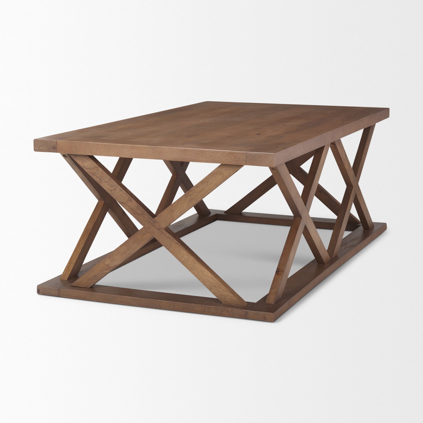 Forsey Rectangular Coffee Table Medium Brown Wood - coffee-tables