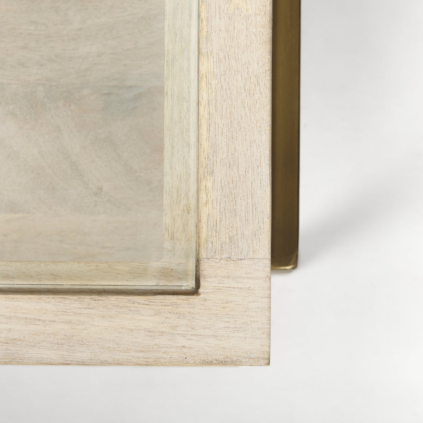 Arelius Coffee Table Series White Wood | Gold Metal | Square - coffee-tables