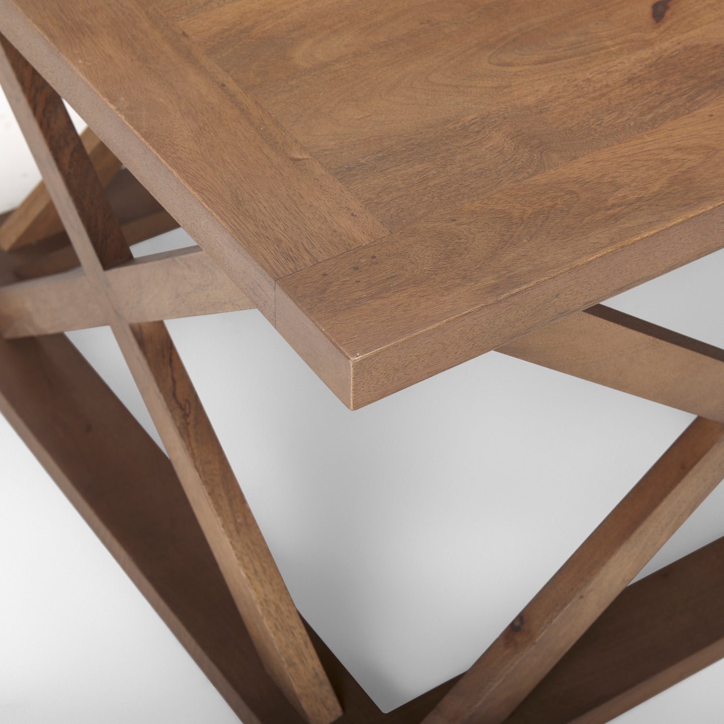 Forsey Rectangular Coffee Table Medium Brown Wood - coffee-tables
