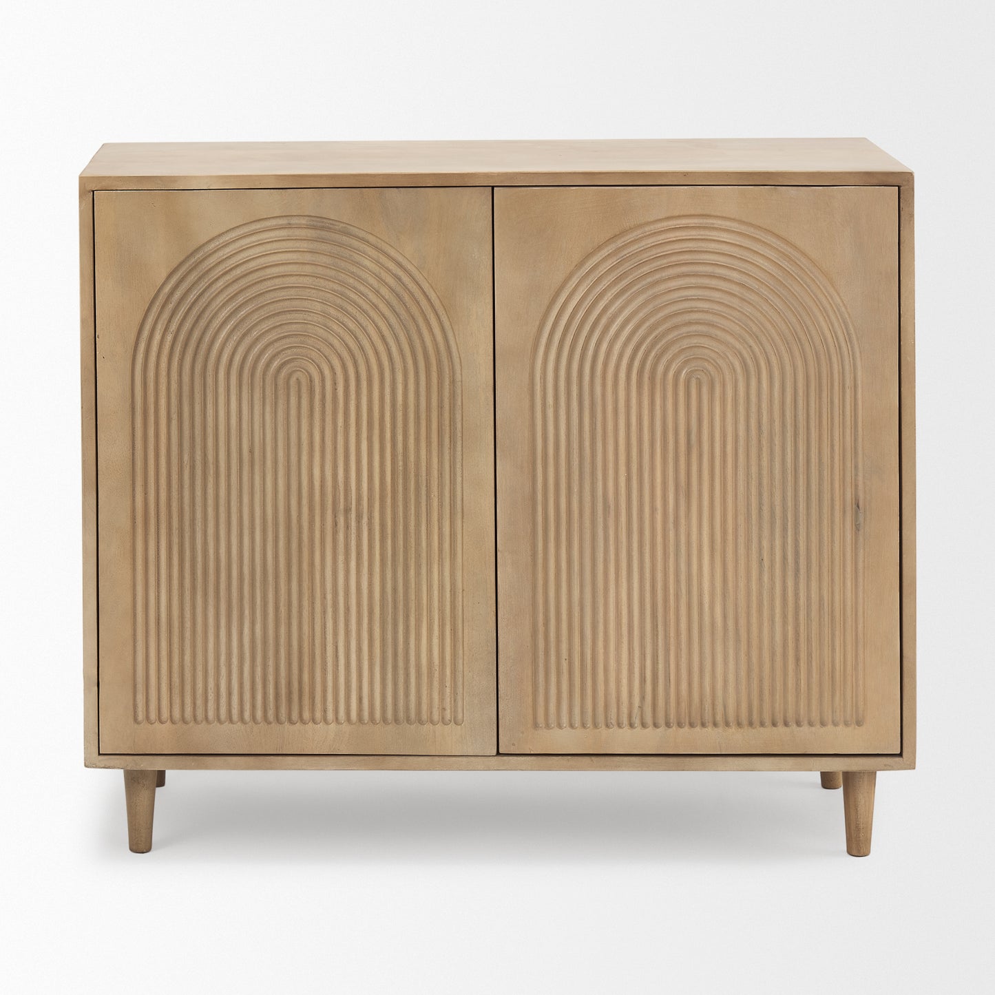 Tucker Accent Cabinet Light Brown Wood | 2 Door - acc-chest-cabinets