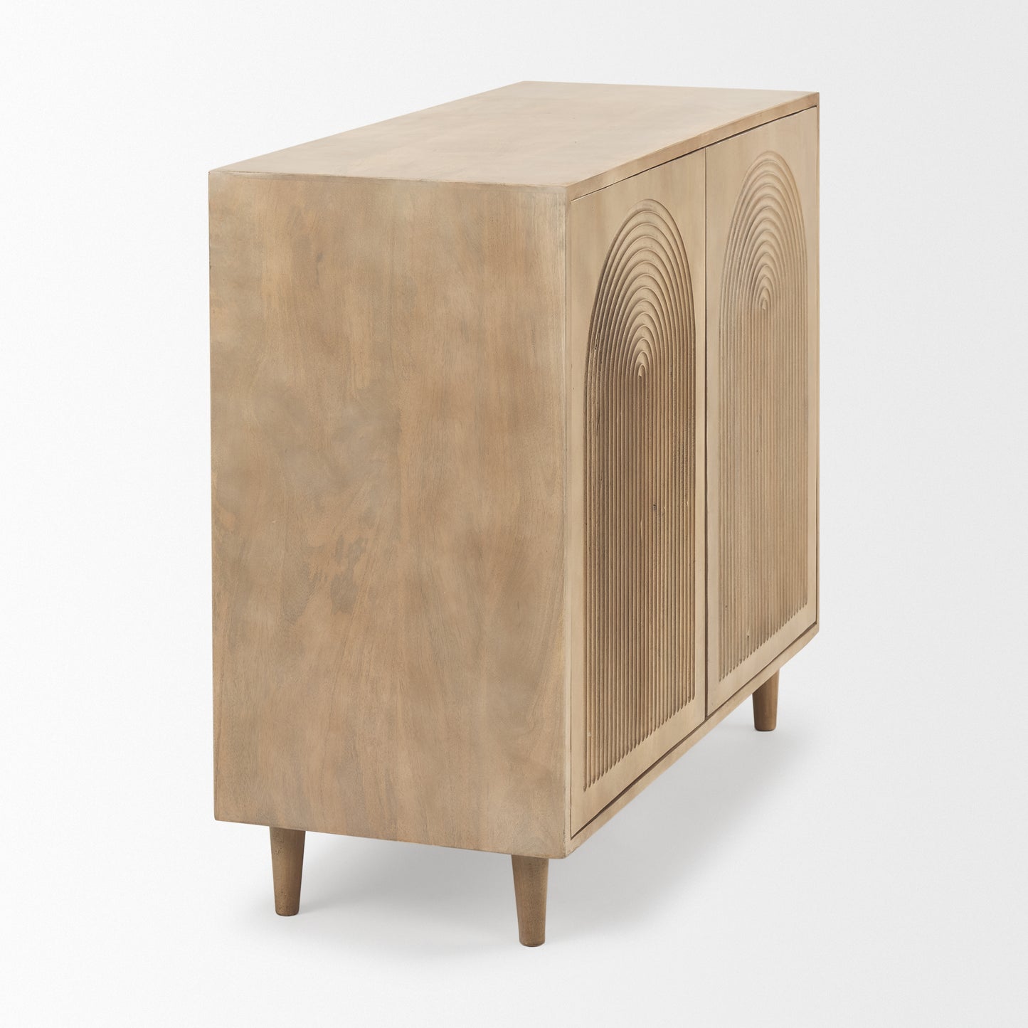 Tucker Accent Cabinet Light Brown Wood | 2 Door - acc-chest-cabinets