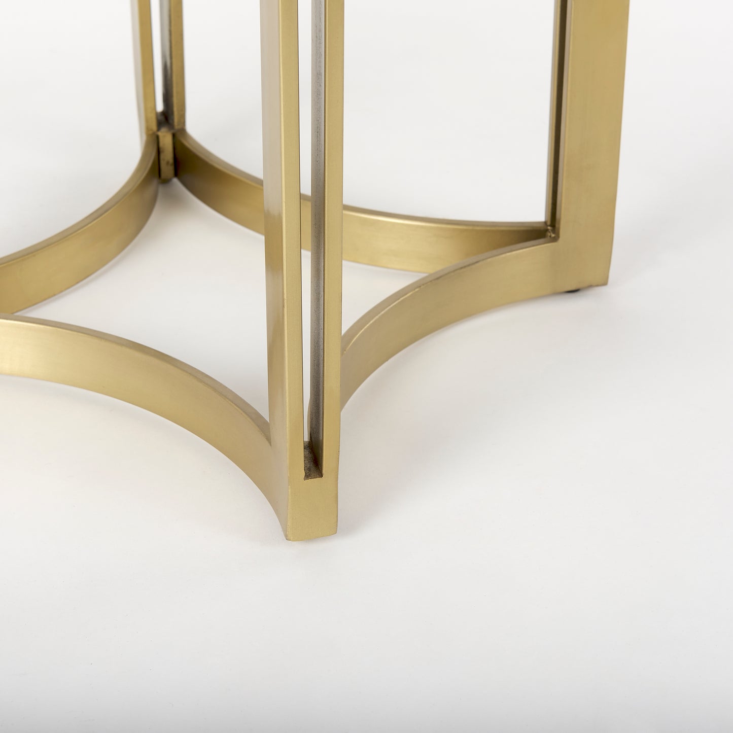 Tanner Bistro Table Whte Marble | Matte Gold - dining-table