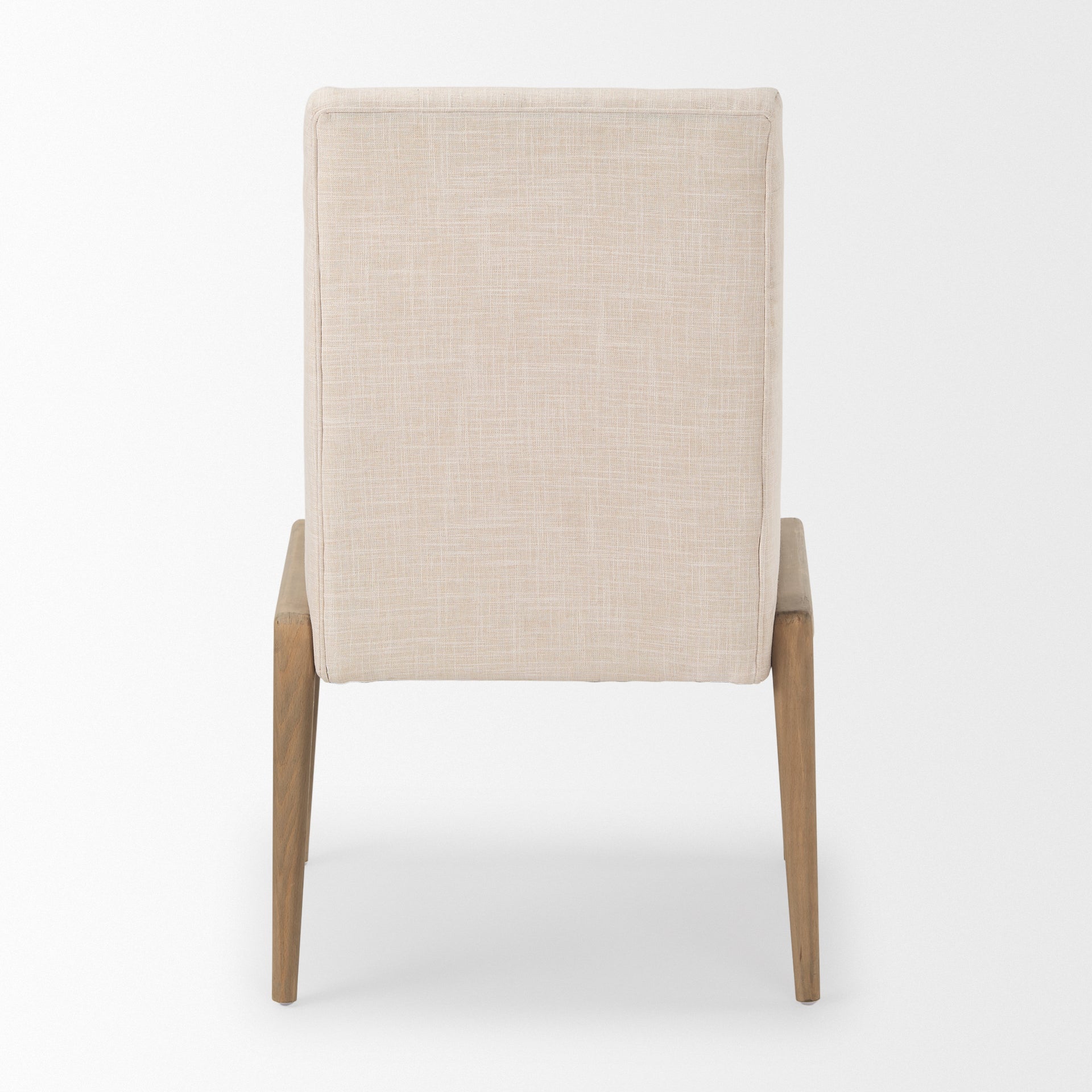 Palisades Dining Chair Cream | Light Brown Wood - dining-chairs