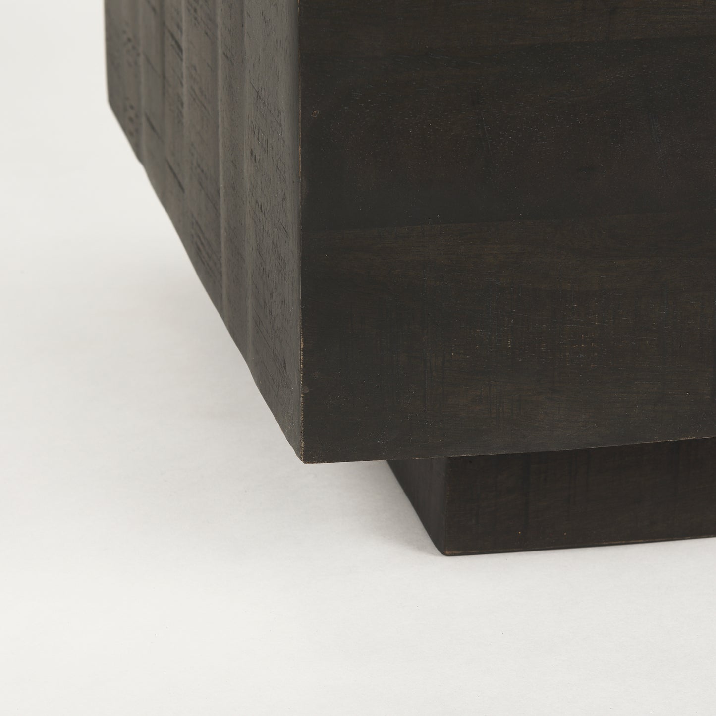 Hayden Dark Brown Wood Rectangular Coffee Table