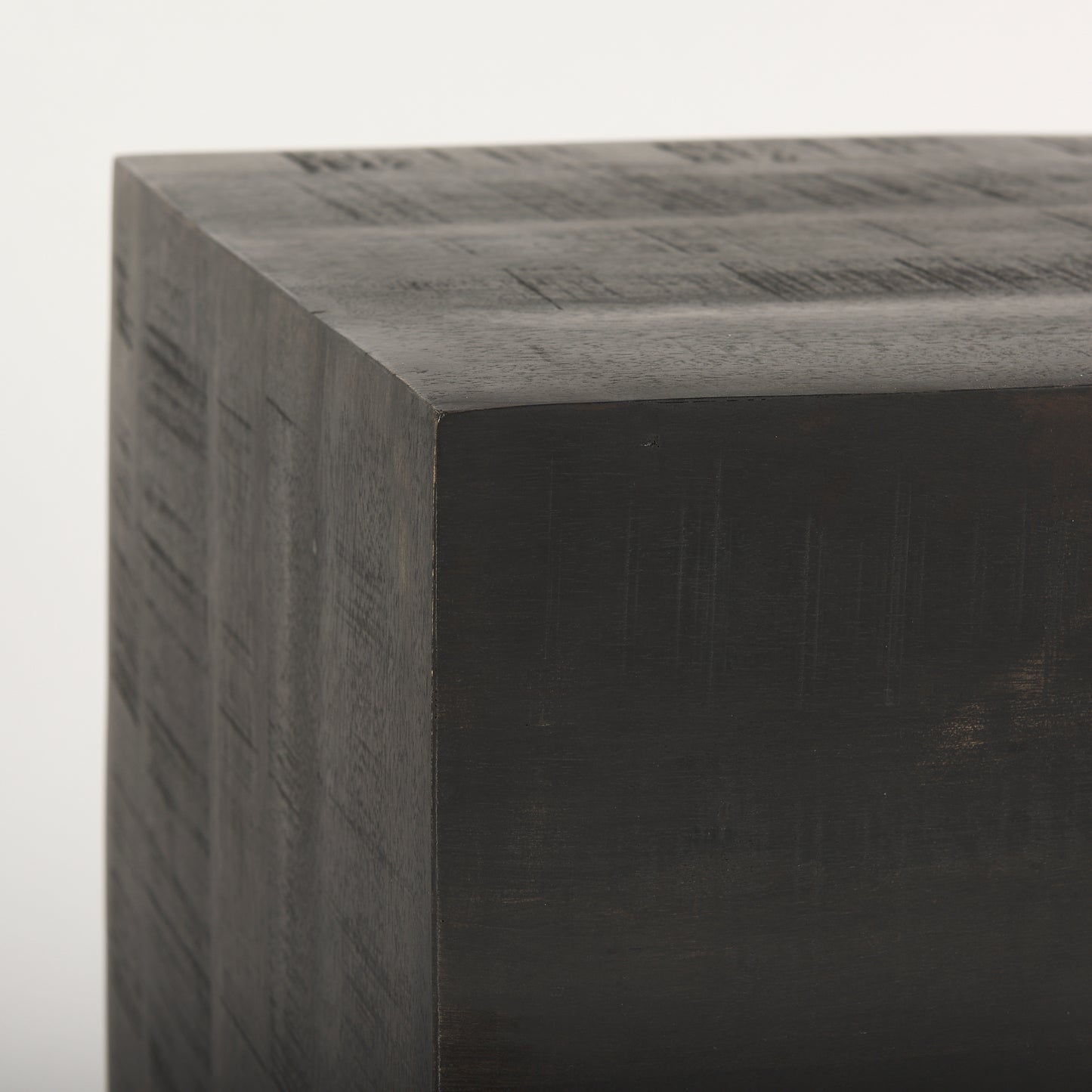 Hayden End Side Table Dark Brown Wood | 11’’ Square - end-and-side-tables