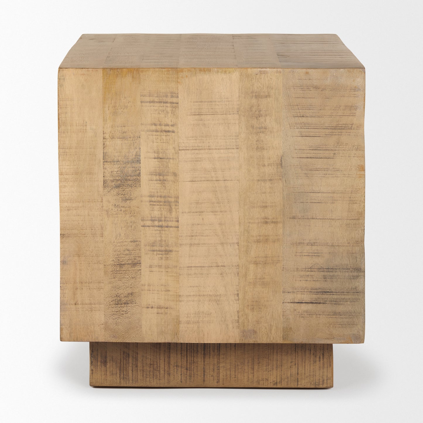 Hayden End Side Table Light Brown Wood | 11’’ Square - end-and-side-tables