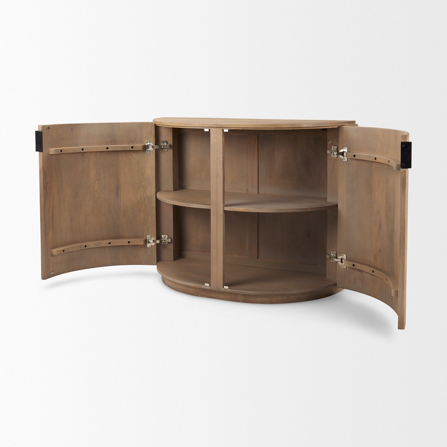 Terra Accent Cabinet Light Brown Wood | Fluted - acc-chest-cabinets