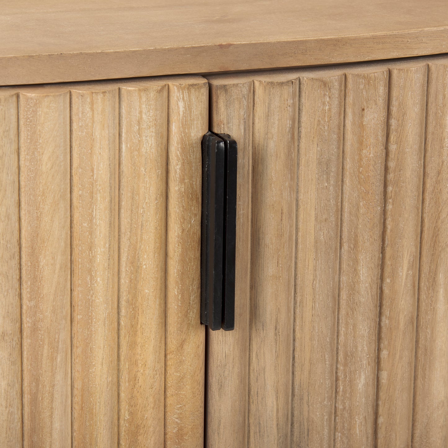 Terra Accent Cabinet Light Brown Wood | Fluted - acc-chest-cabinets