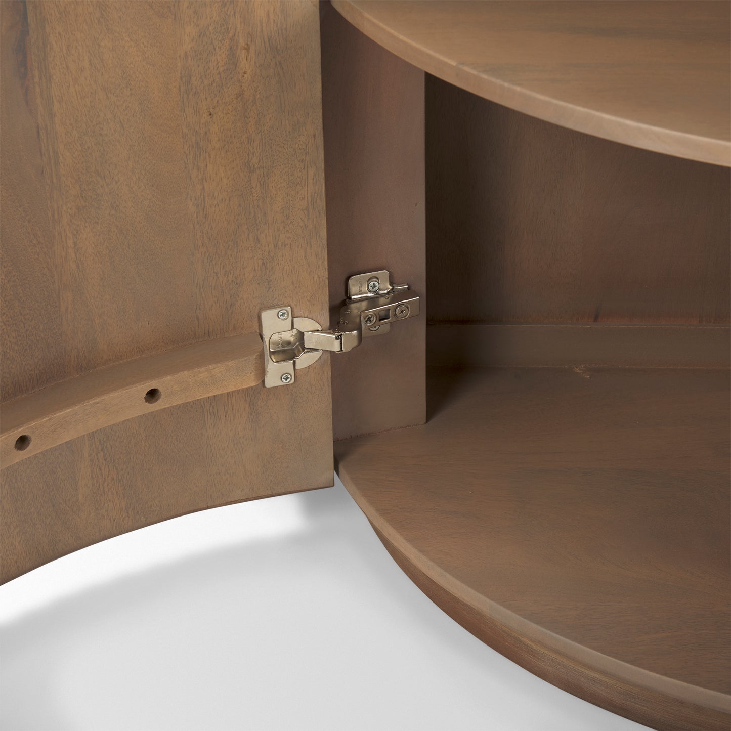 Terra Accent Cabinet Light Brown Wood | Fluted - acc-chest-cabinets