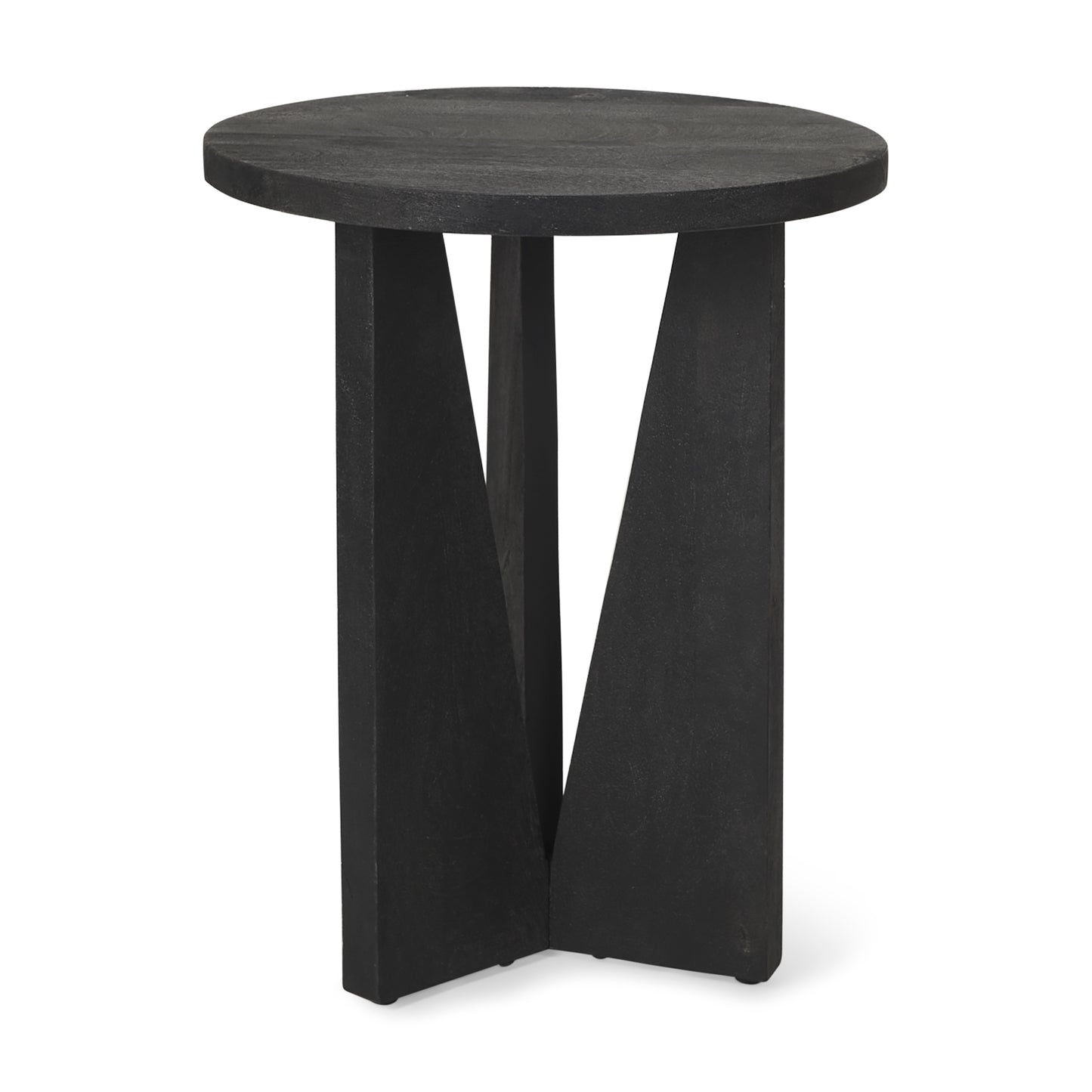 Mattius Accent Table Black Wood - accent-tables