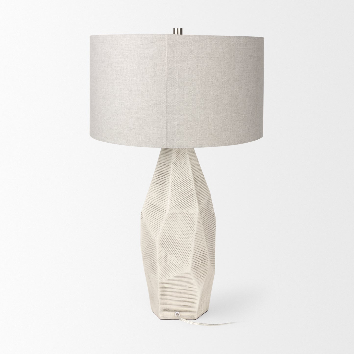 Piven Table Lamp Cream Ceramic - table-lamps
