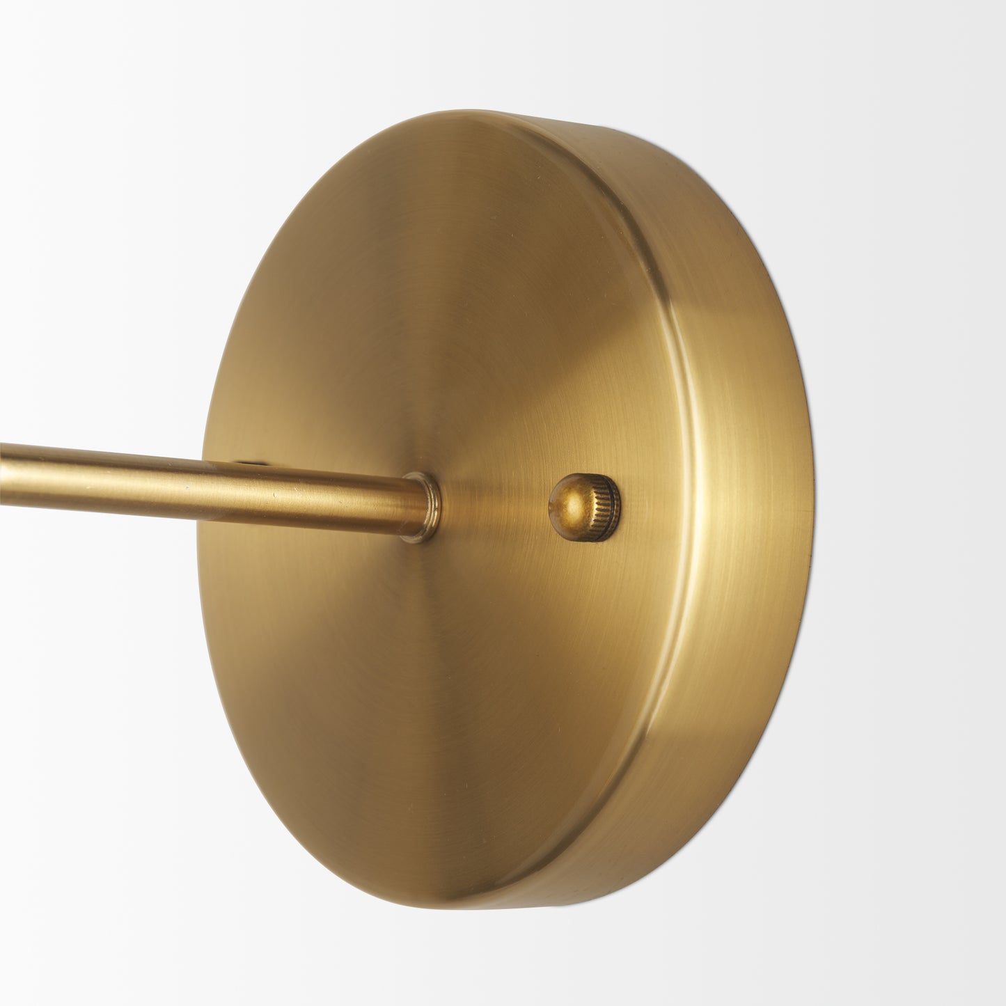 Britton Gold Metal w/ Clear Glass Globe 1-Light Wall Sconce