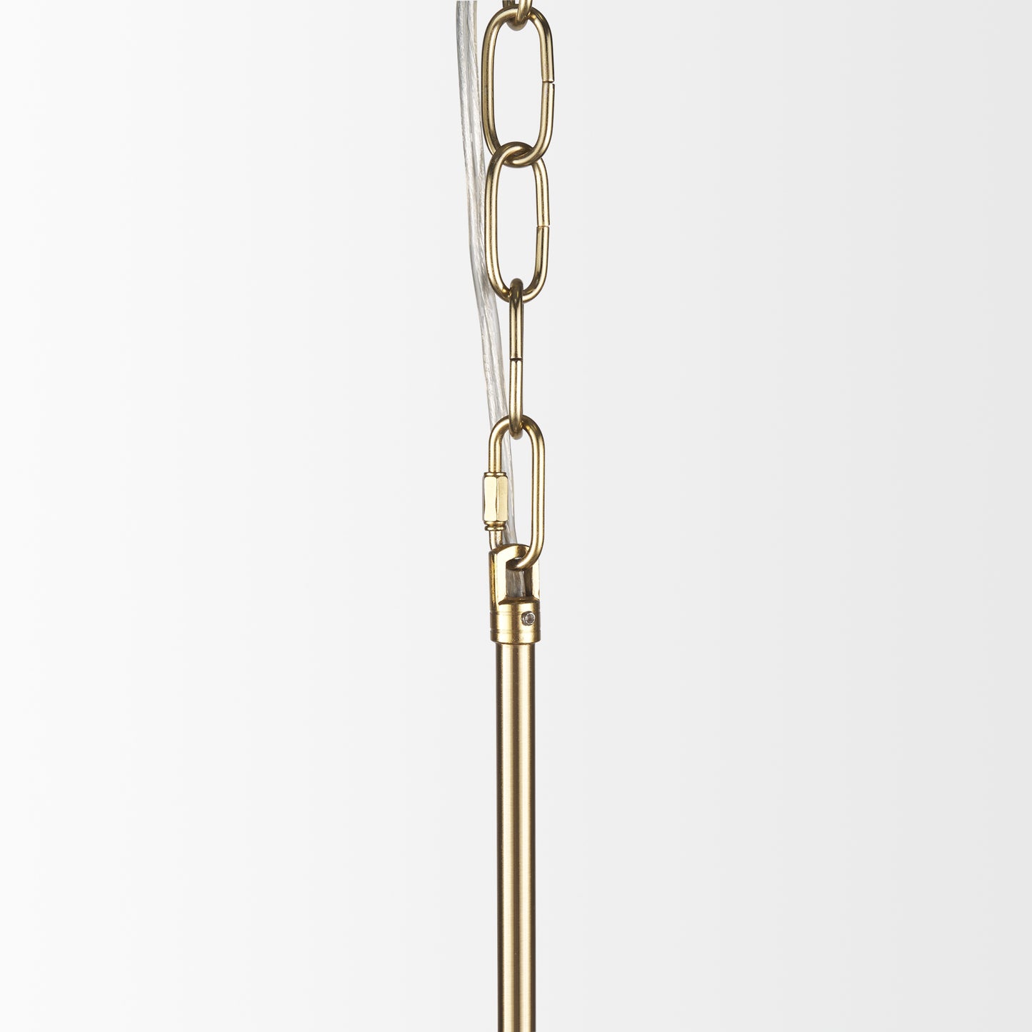 Britton Chandelier Gold Metal | Clear Glass - chandeliers
