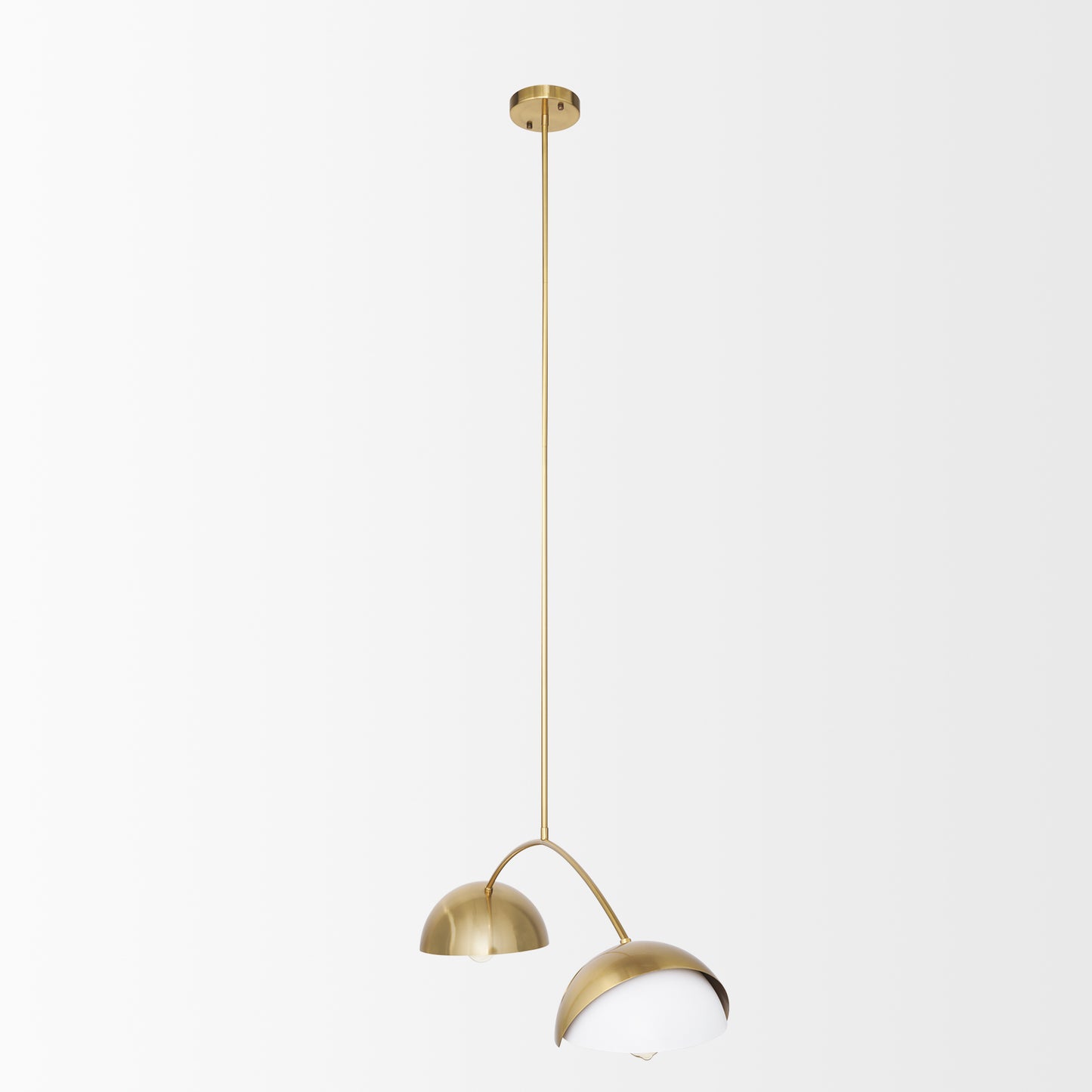 Cybill Chandelier Gold Metal | 2 Lights - chandeliers