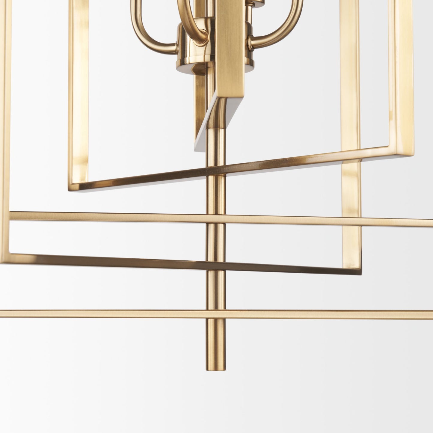 Colleen Antiqued Gold Metal 4-Light Chandelier