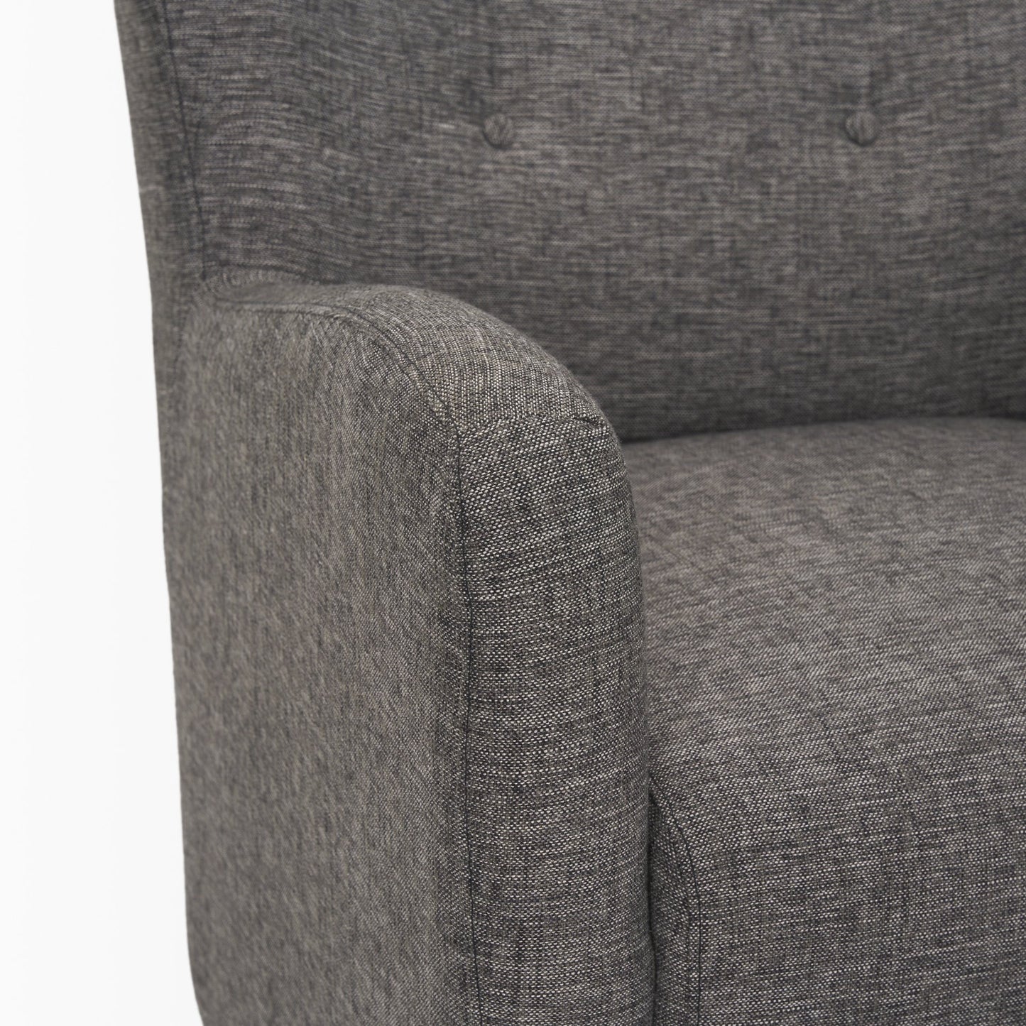 Dunstan Accent Chair Charcoal Fabric - accent-chairs