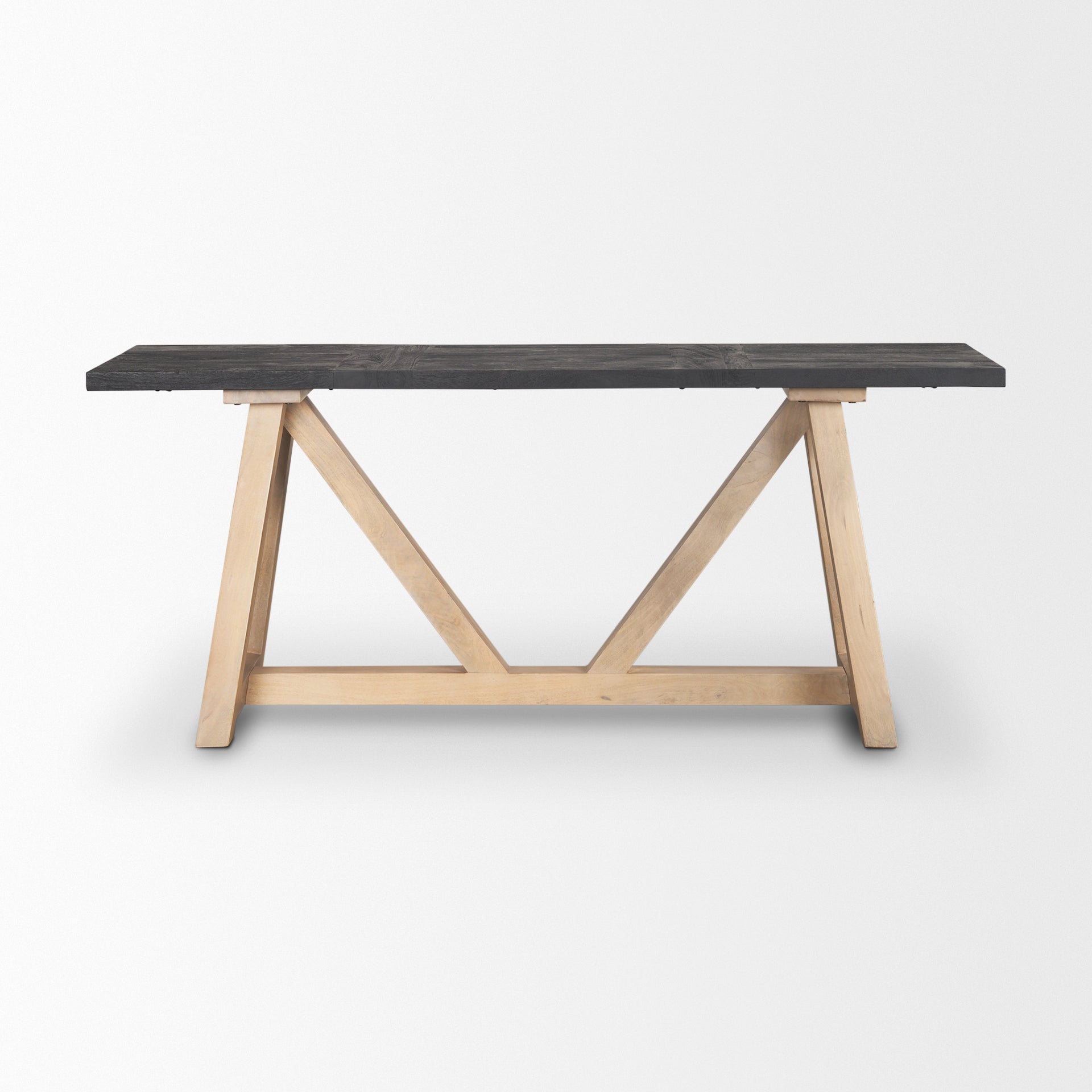 Rialto Console Table Black | Brown | Wood - console-tables