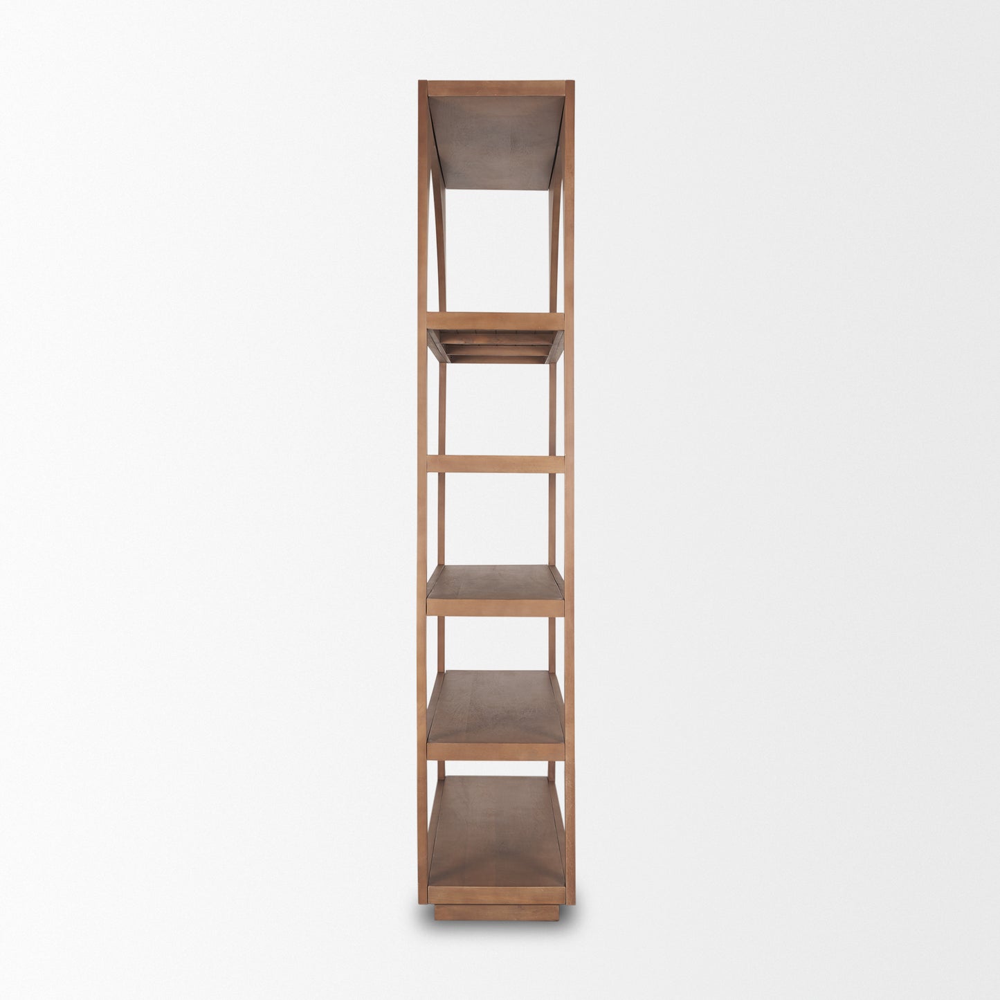 Bela Shelving Unit Brown Wood - shelving