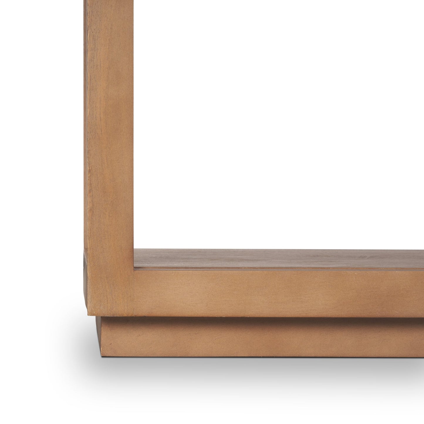 Bela 54" Arched Console Table Medium Brown Wood