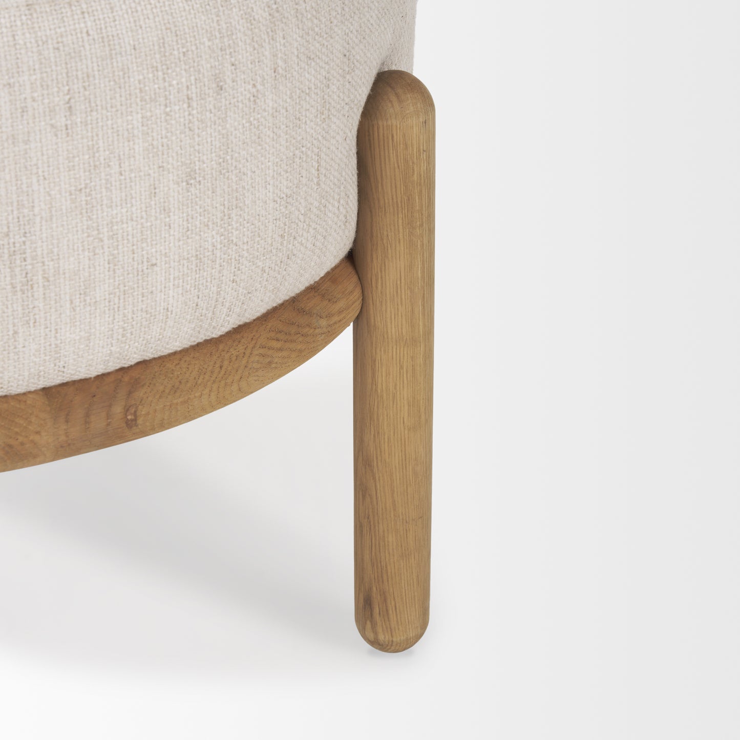Gwynn Pouf Light Brown | Beige - ottoman-and-poufs